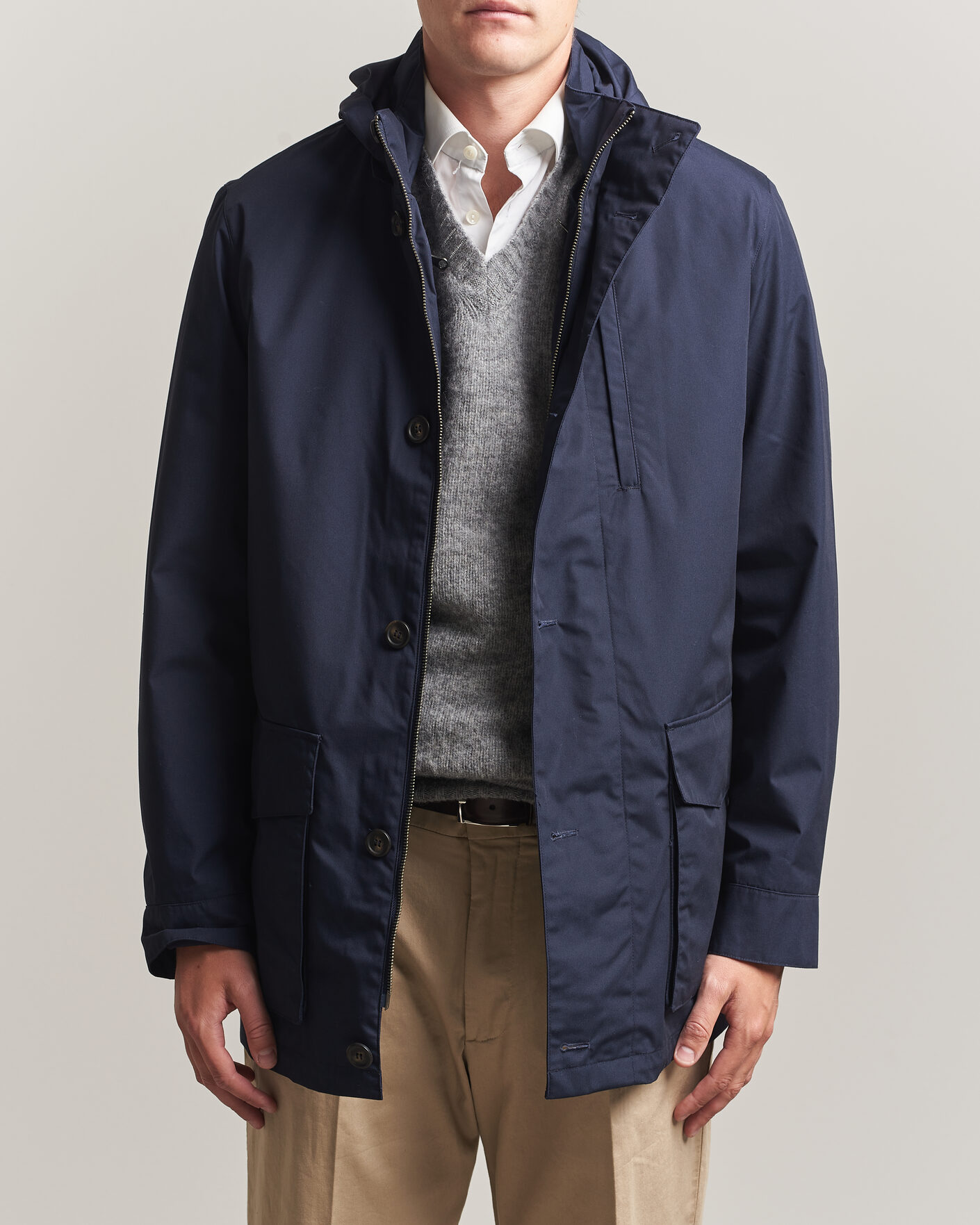 Homme | Manteaux Et Vestes | Gant | Double Jacket Evening Blue