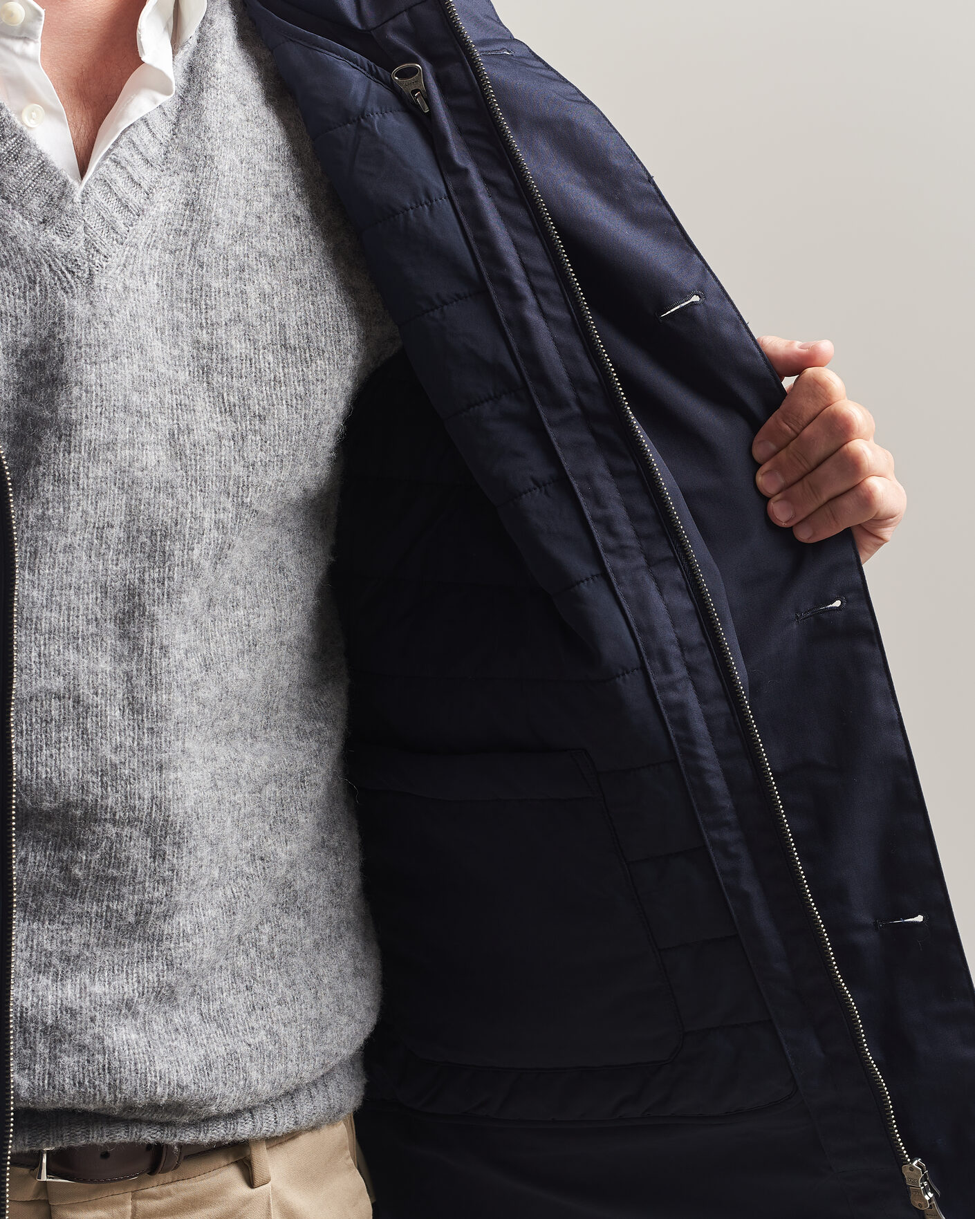 Homme | Manteaux Et Vestes | Gant | Double Jacket Evening Blue