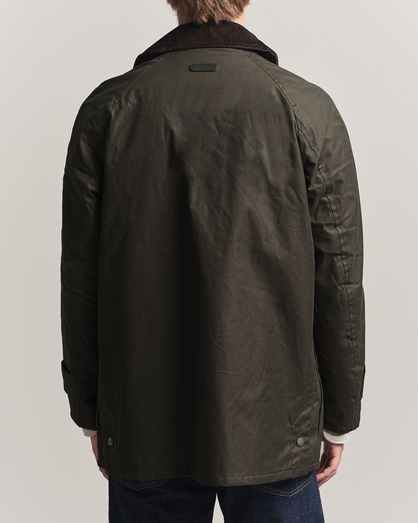 Homme | Manteaux Et Vestes | Gant | Waxed Barn Jacket Black Brown