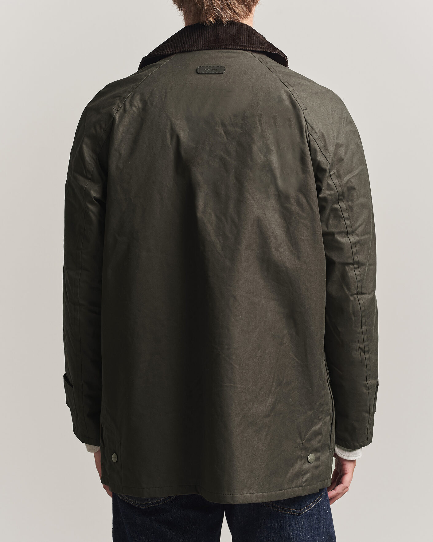 Homme | Manteaux Et Vestes | Gant | Waxed Barn Jacket Black Brown