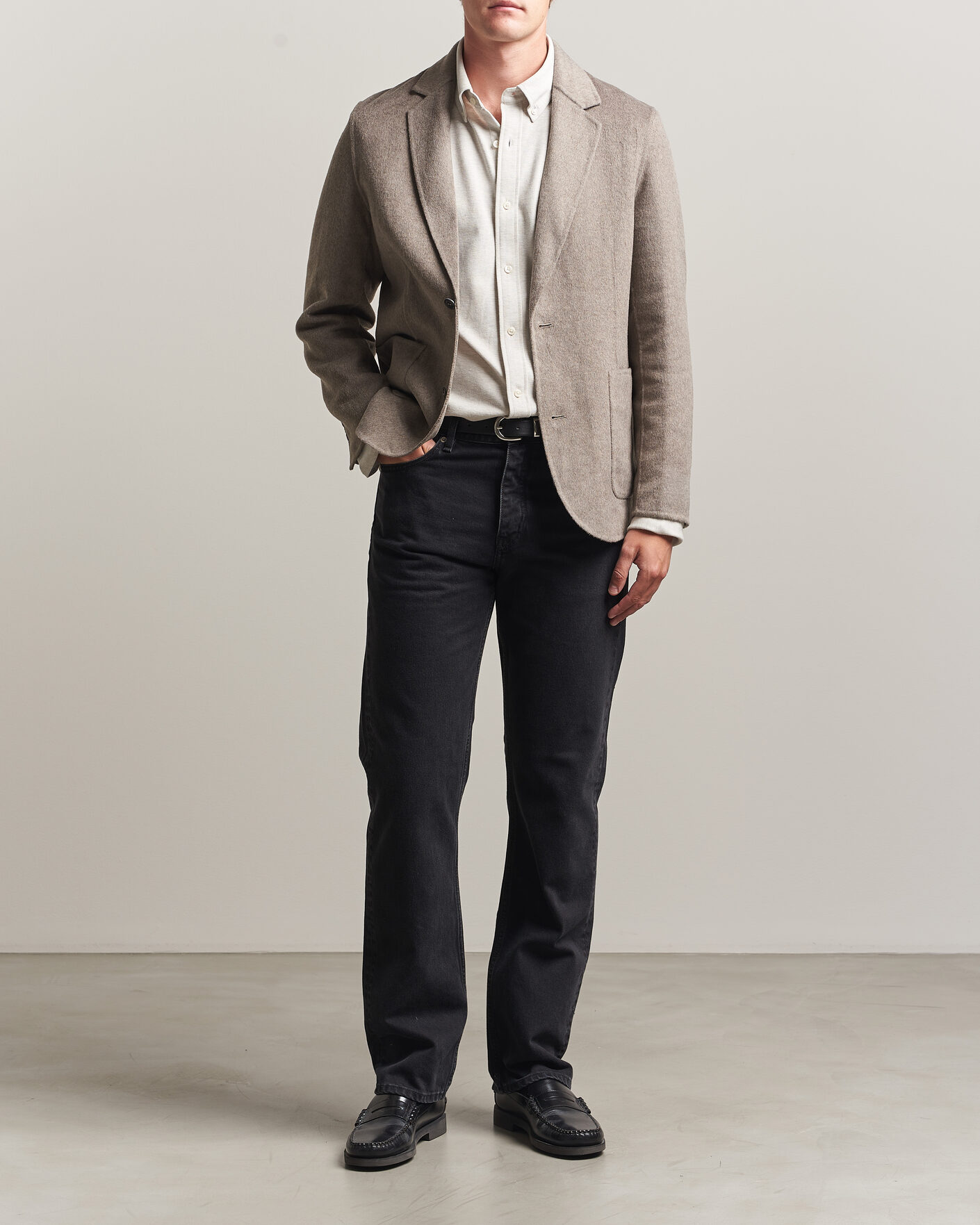Homme | Blazers | Gant | Handstitched Unlined Blazer Mist Taupe