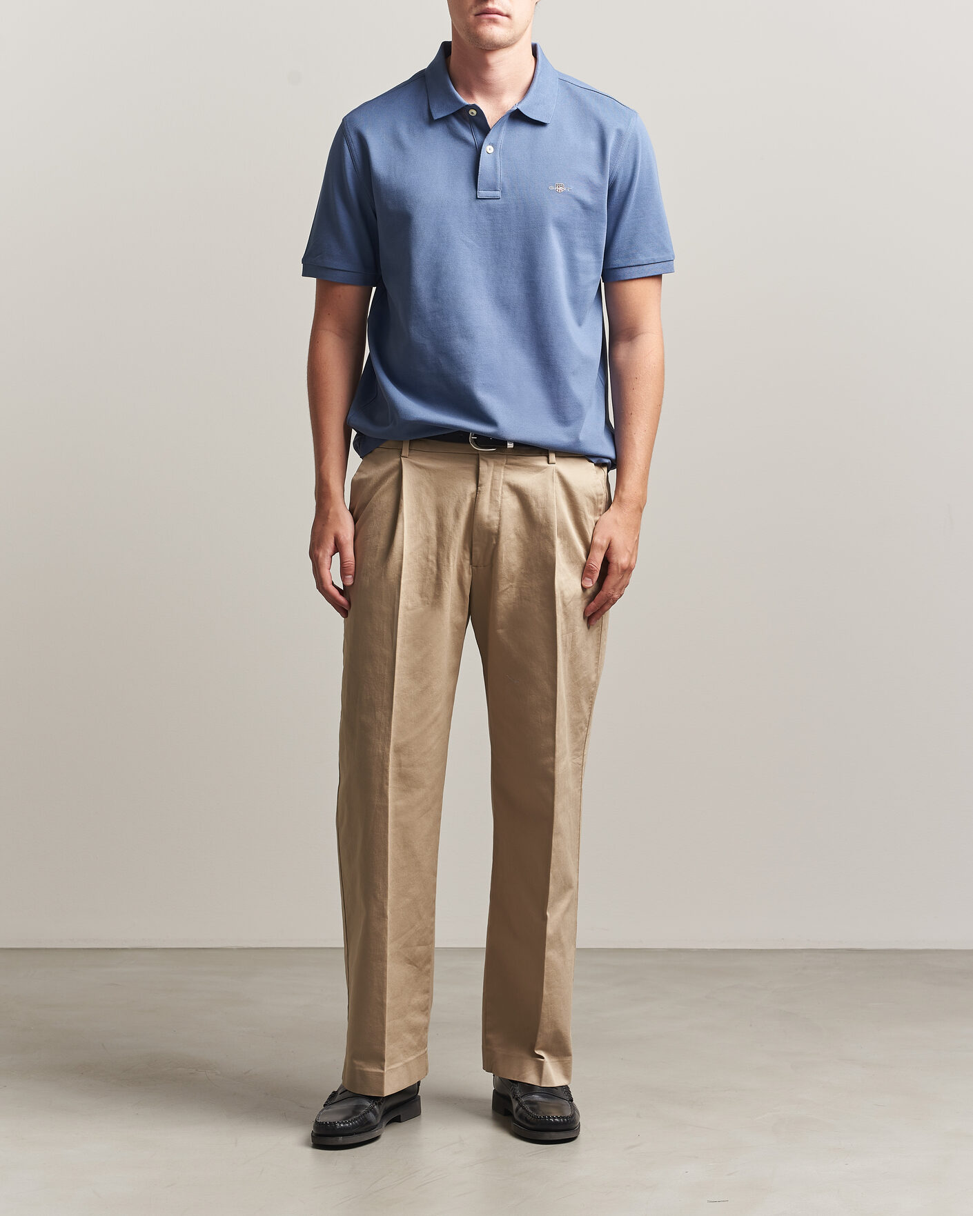 Homme | Polos | Gant | The Original Polo Blue Horizon