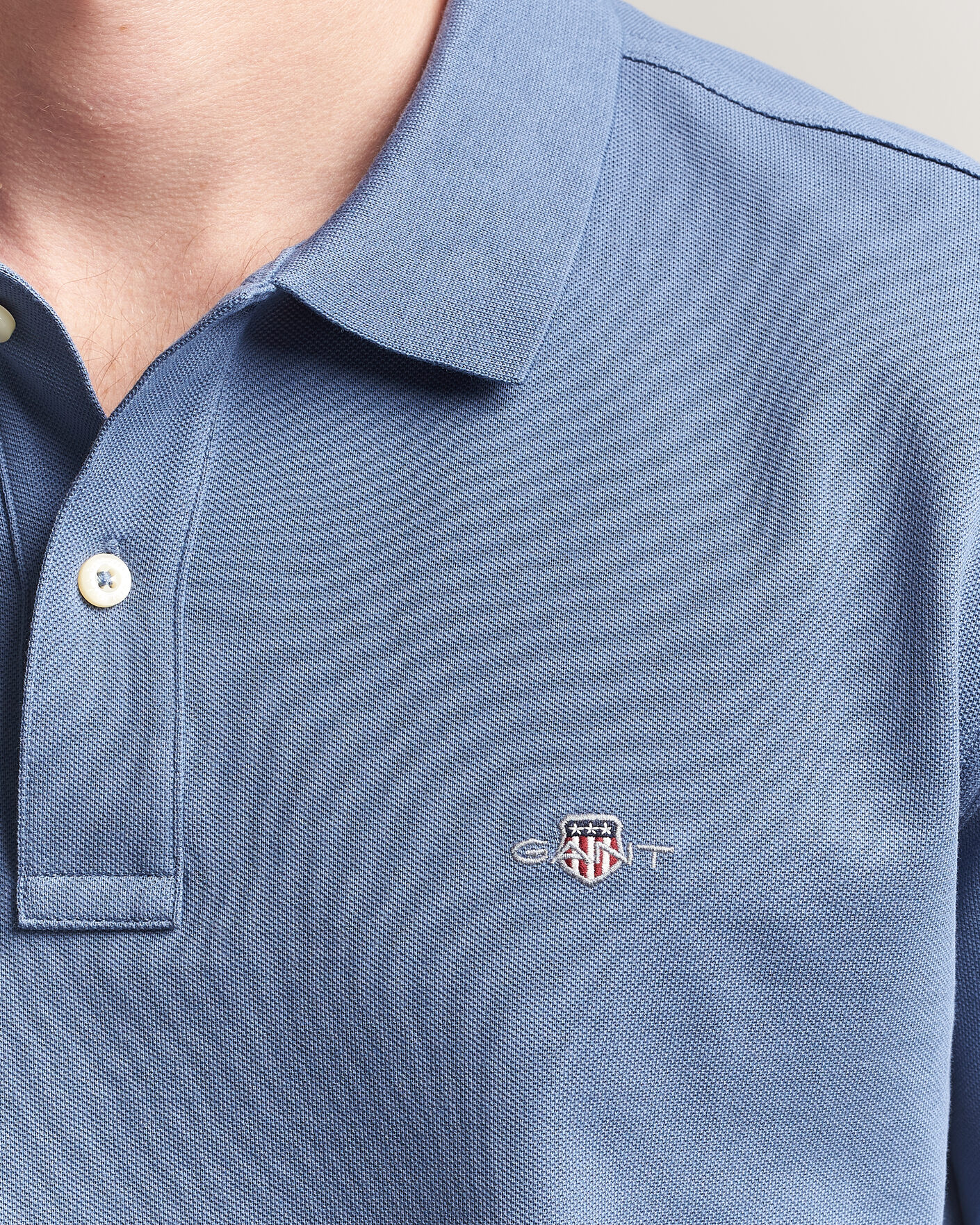 Homme | Polos | Gant | The Original Polo Blue Horizon