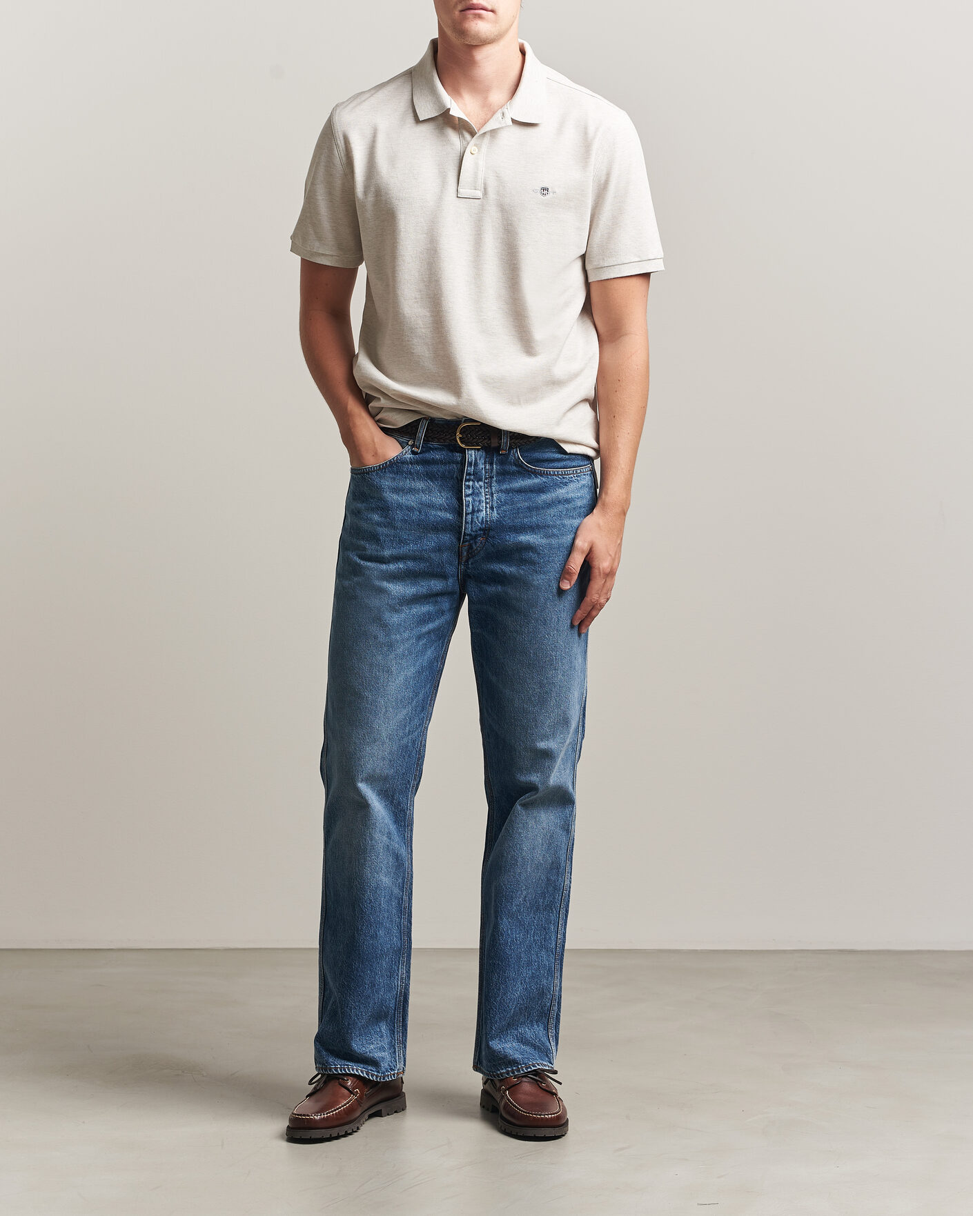 Homme | Polos | Gant | The Original Polo Glacier Melange