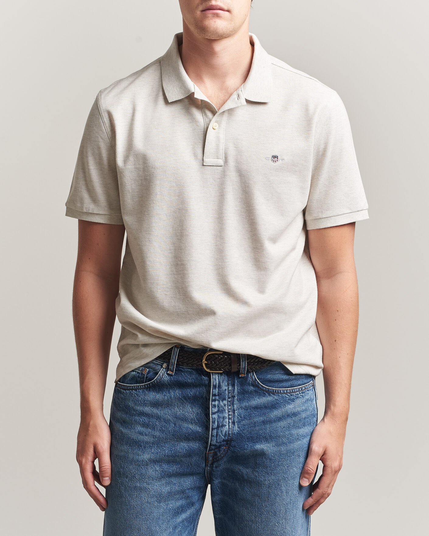 Homme | Polos | Gant | The Original Polo Glacier Melange