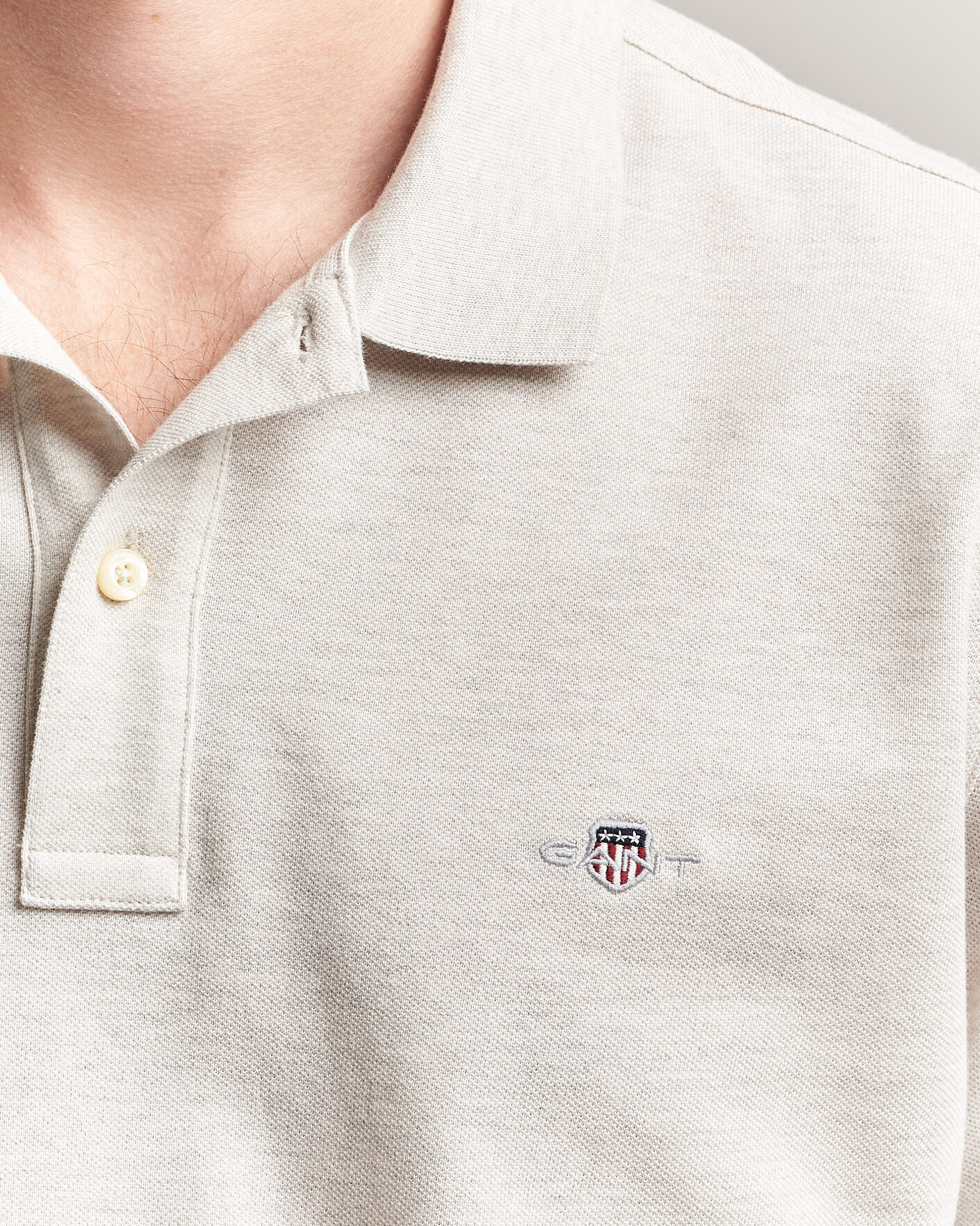 Homme | Polos | Gant | The Original Polo Glacier Melange