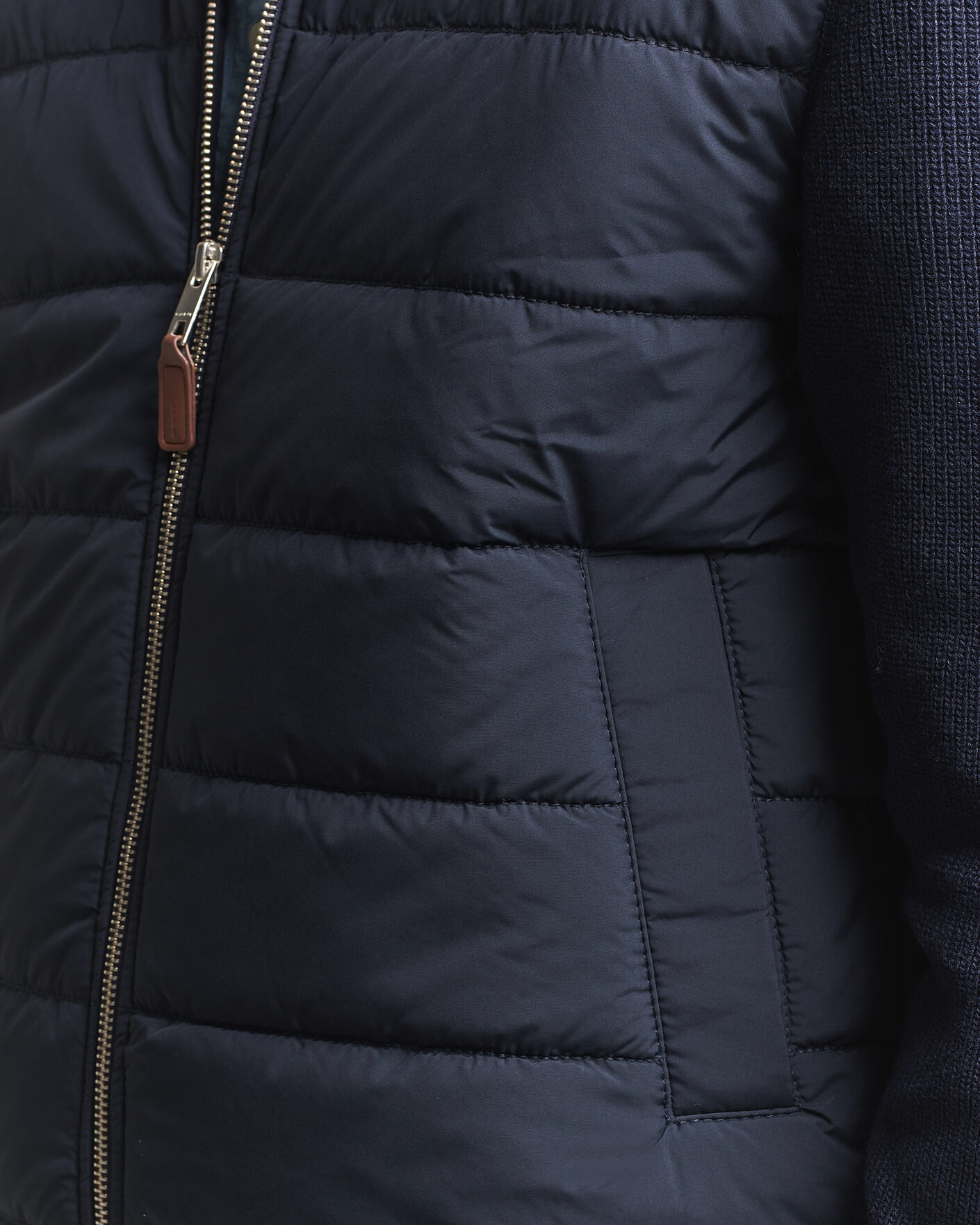 Homme | Pulls Et Tricots | Gant | Hybrid Full Zip Evening Blue