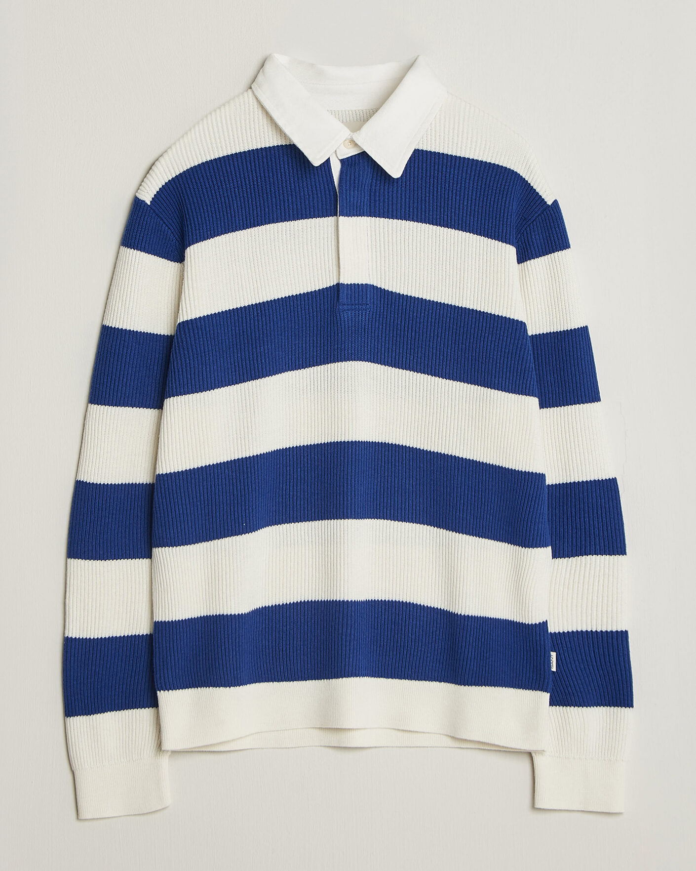 Homme | Pulls Et Tricots | Gant | Cotton/Merino Knitted Striped Rugger Cream