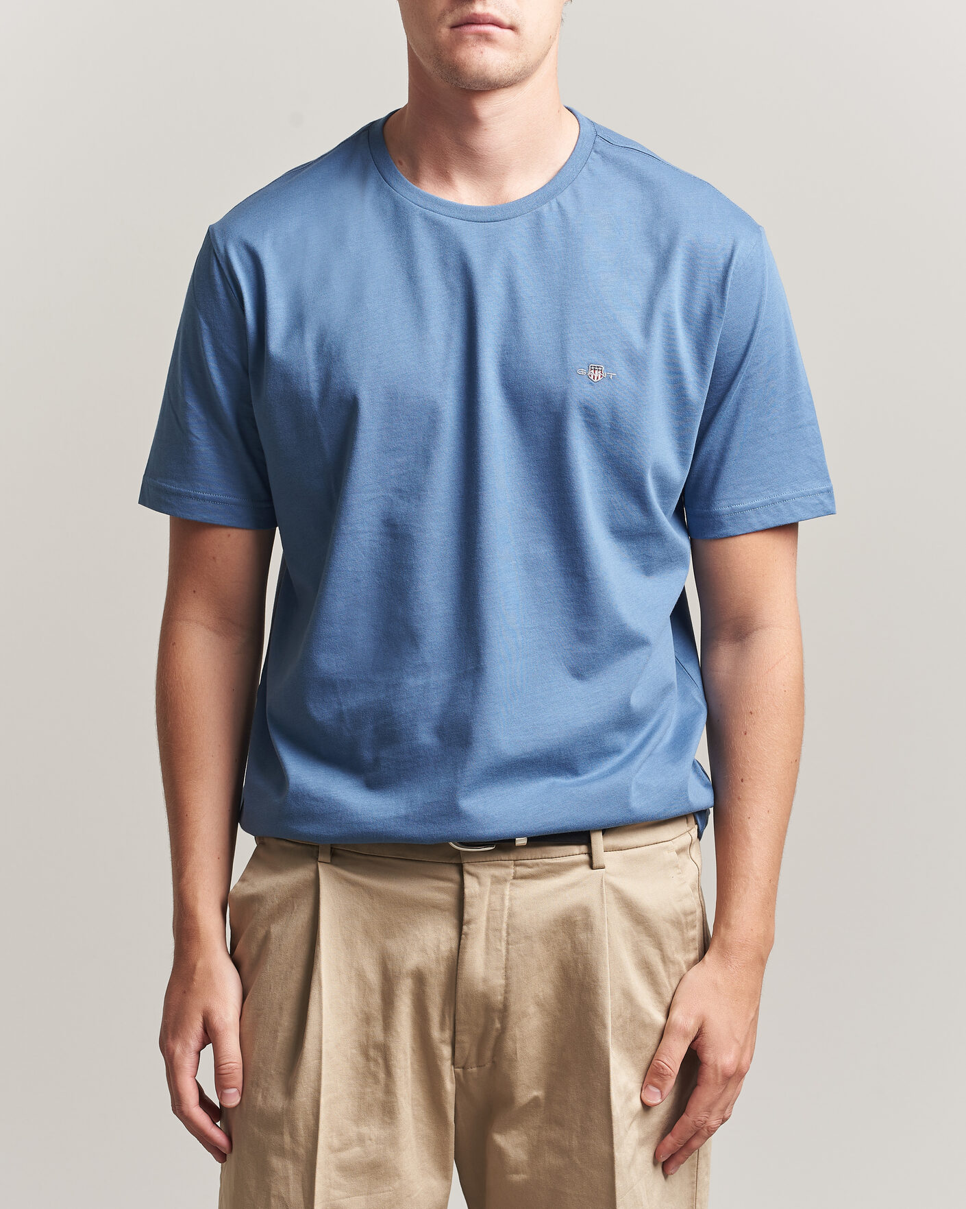 Homme | T-shirts | Gant | The Original T-Shirt Blue Horizon