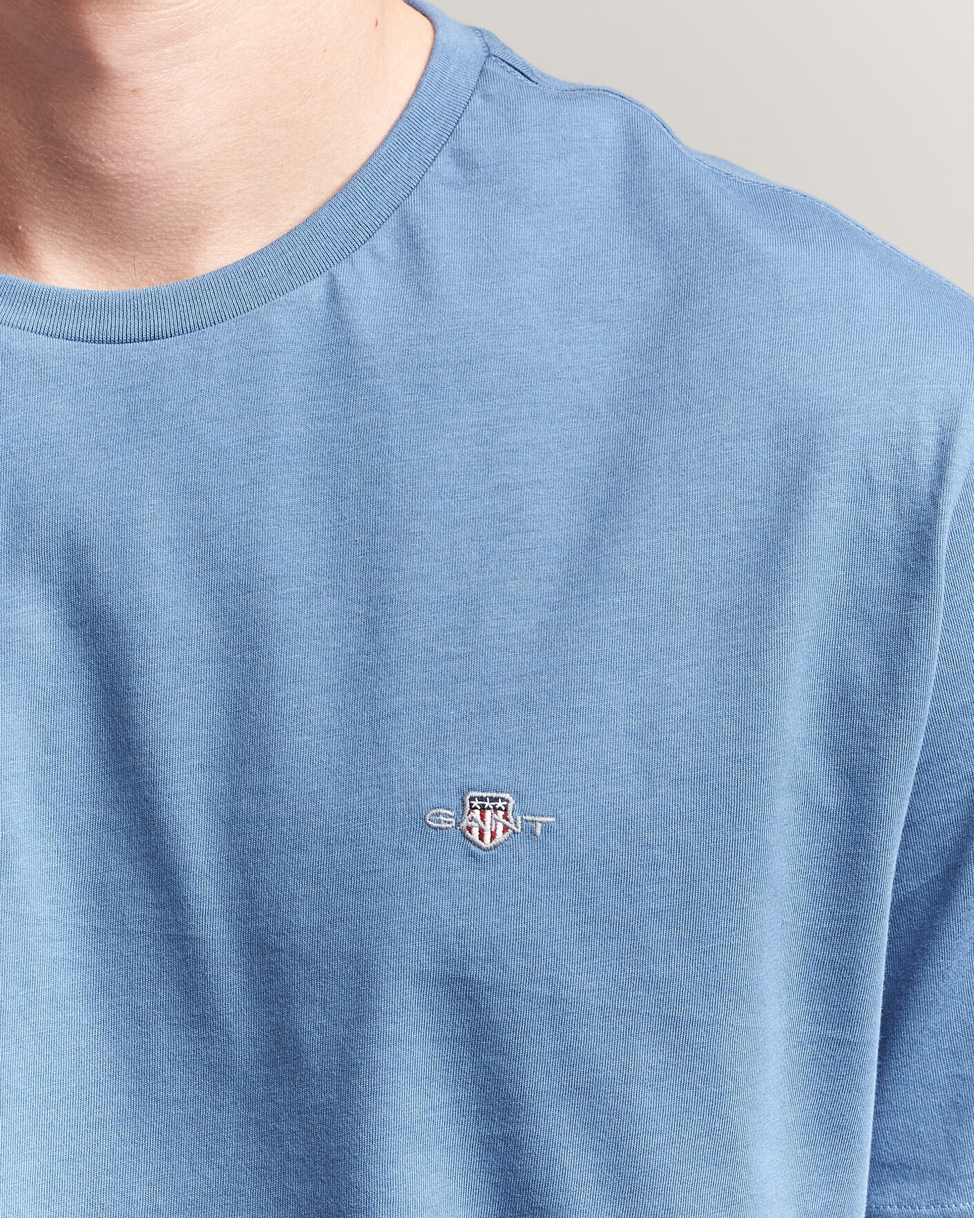 Homme | T-shirts | Gant | The Original T-Shirt Blue Horizon