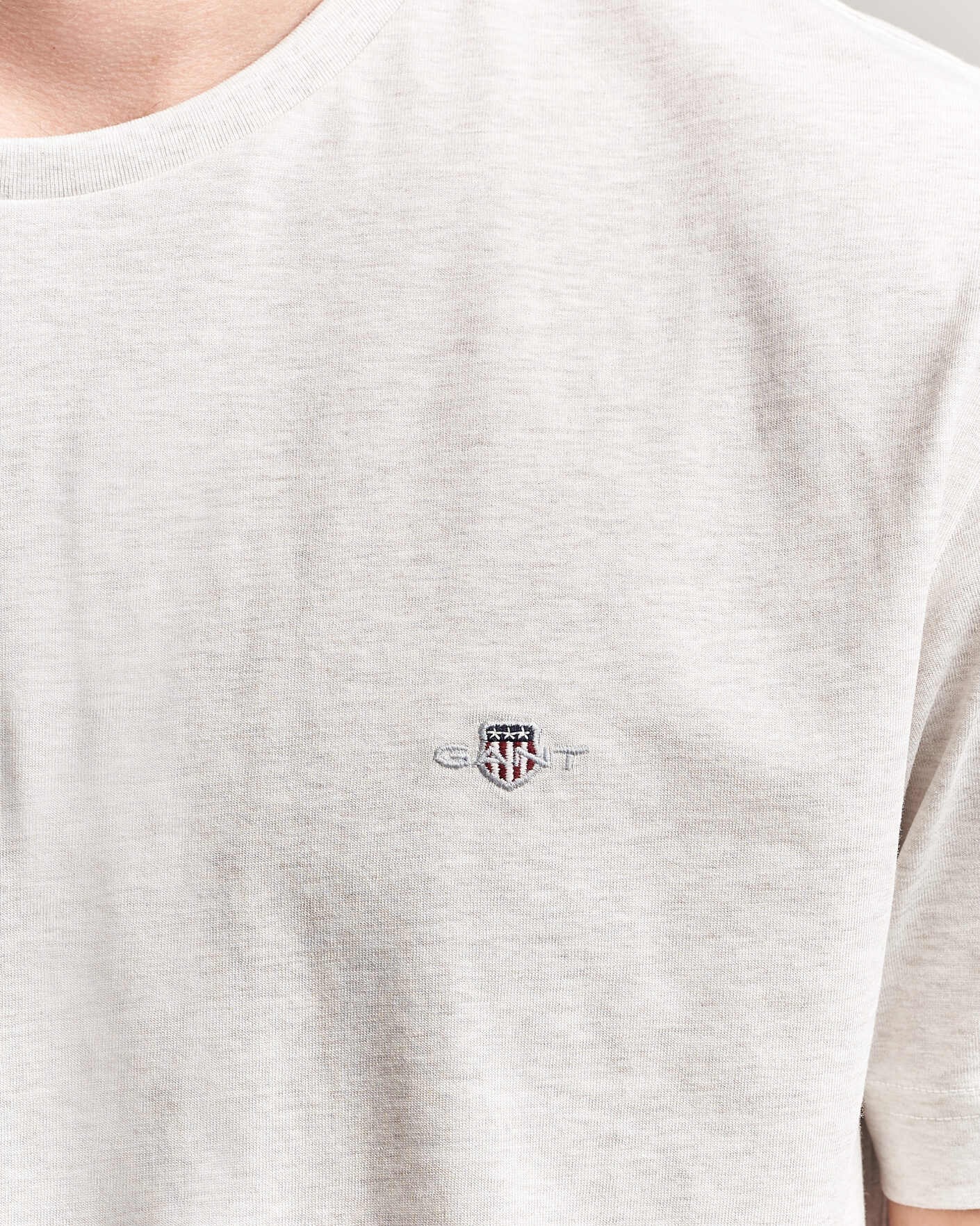 Homme | T-shirts | Gant | The Original T-Shirt Glacier Melange