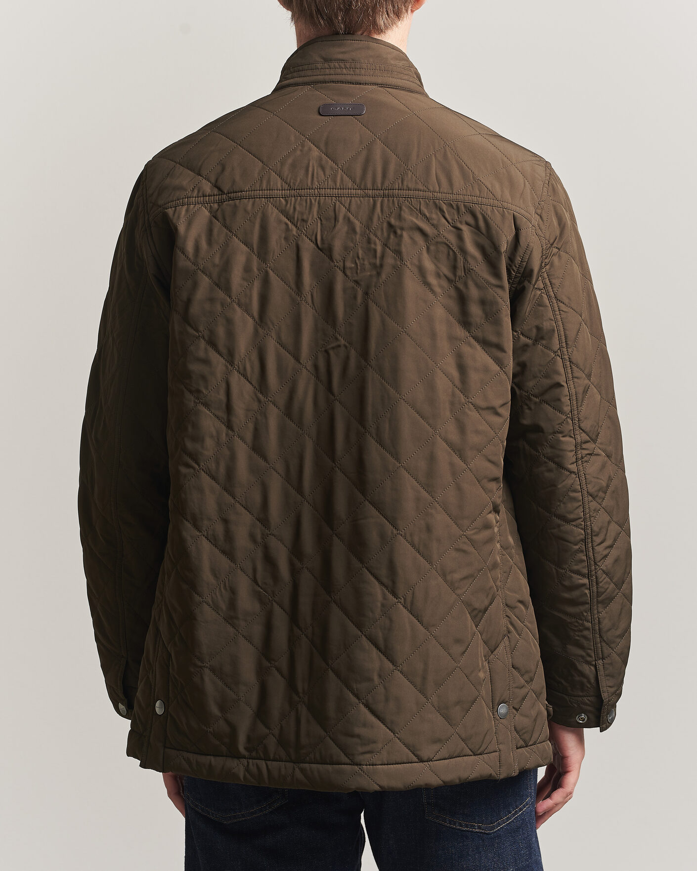 Homme | Manteaux Et Vestes | Gant | Classic Quilted Mid Jacket Black Brown