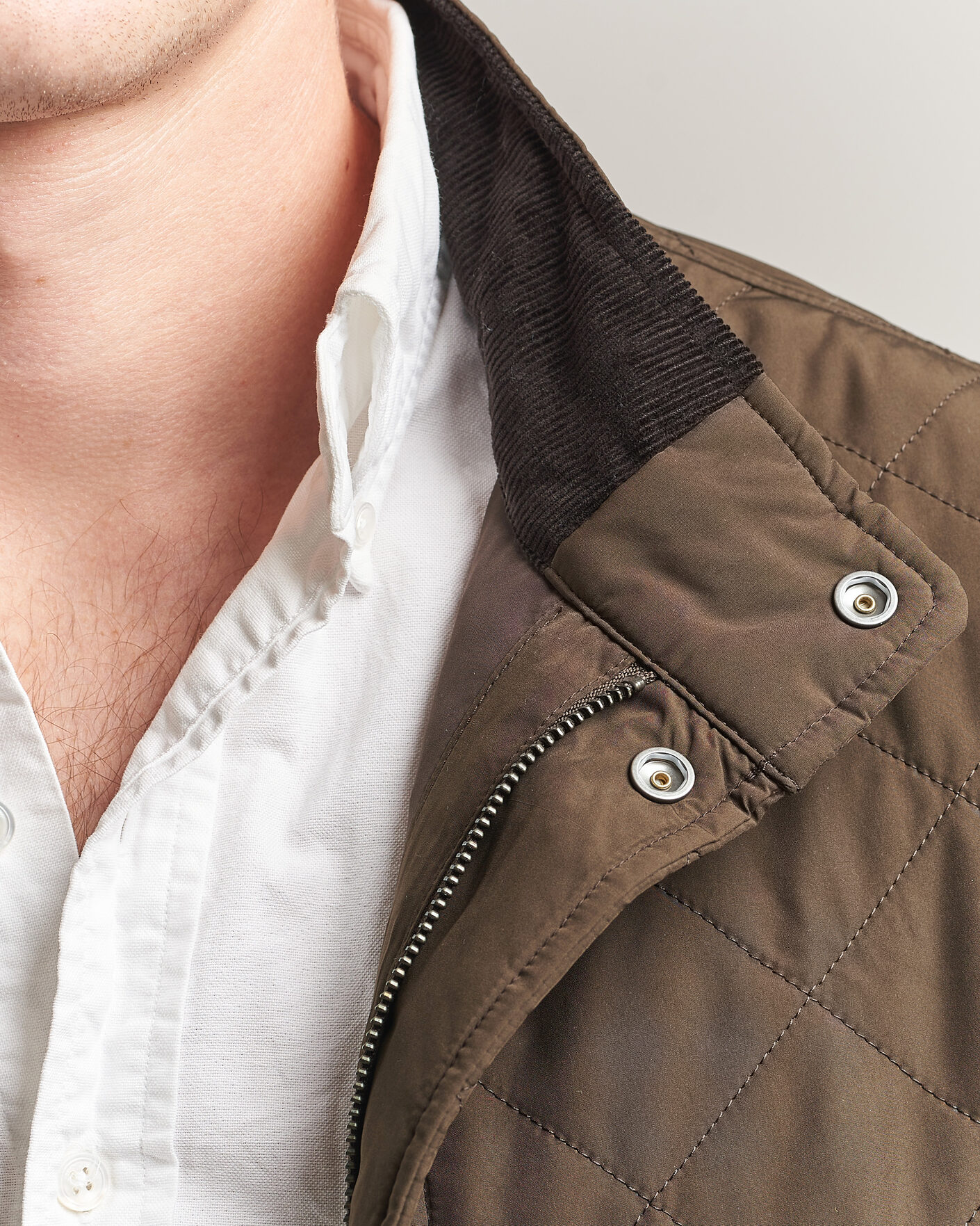 Homme | Manteaux Et Vestes | Gant | Classic Quilted Mid Jacket Black Brown