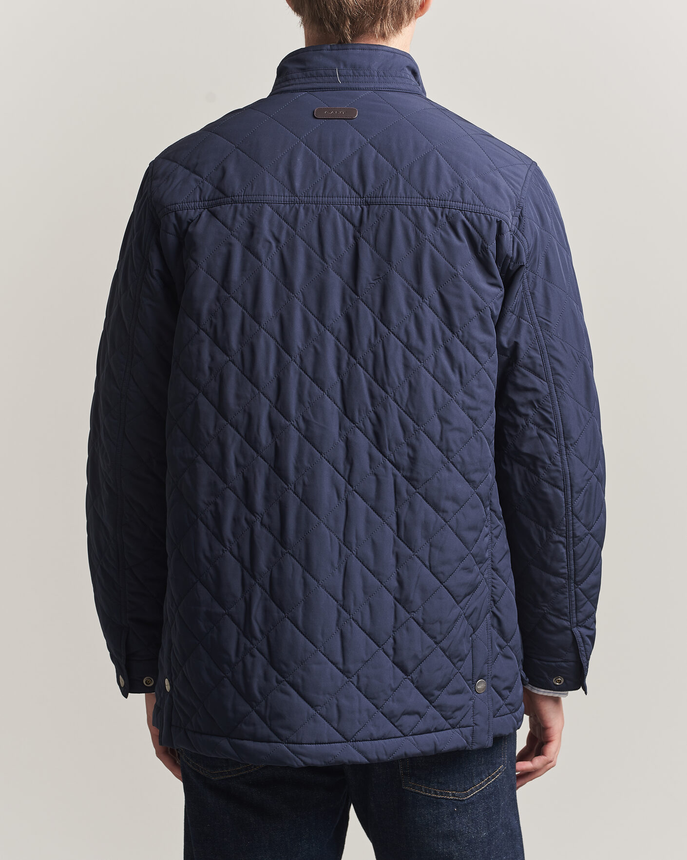 Homme | Manteaux Et Vestes | Gant | Classic Quilted Mid Jacket Evening Blue