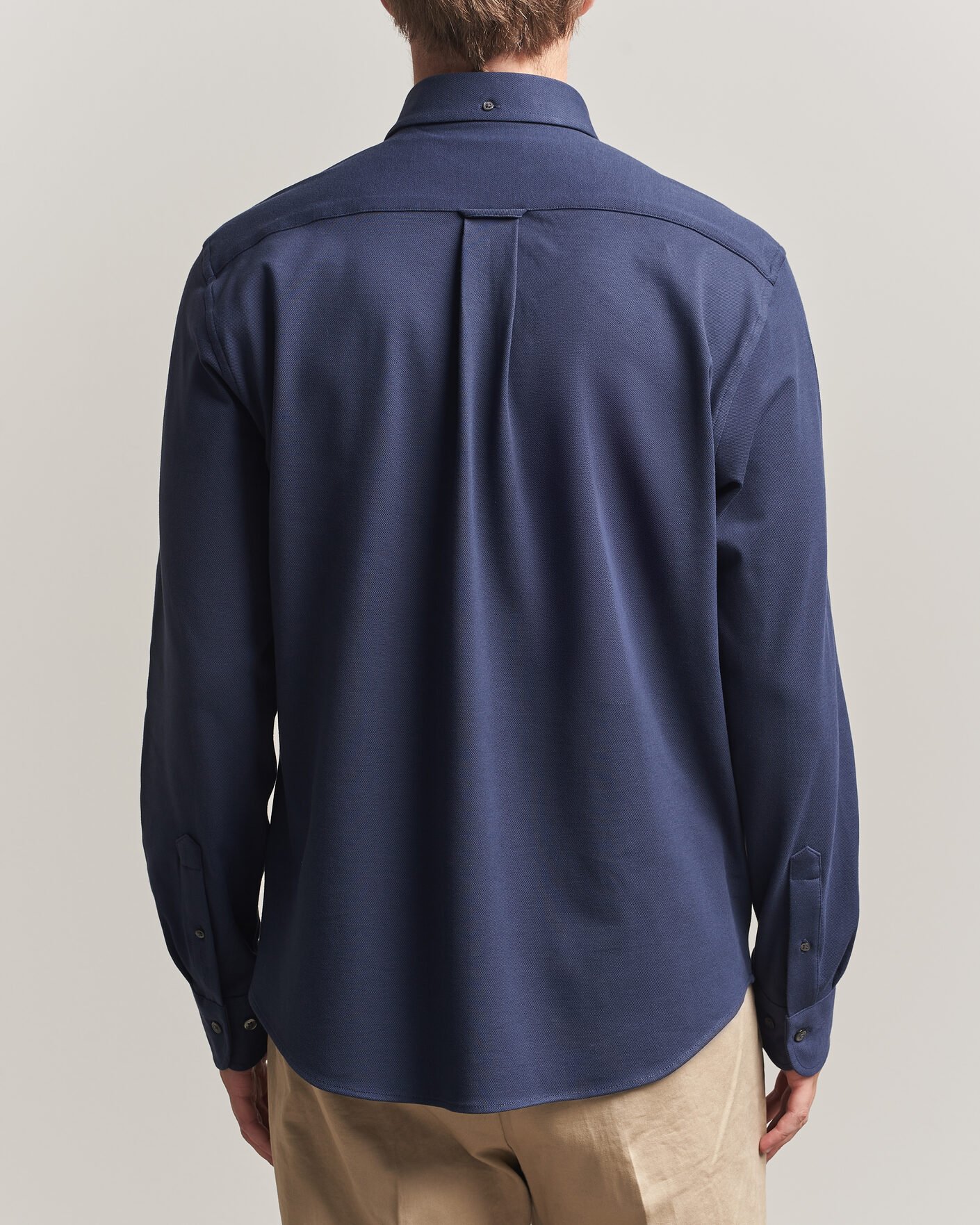 Homme | Chemises | Gant | Regular Fit Jersey Pique Shirt Marine