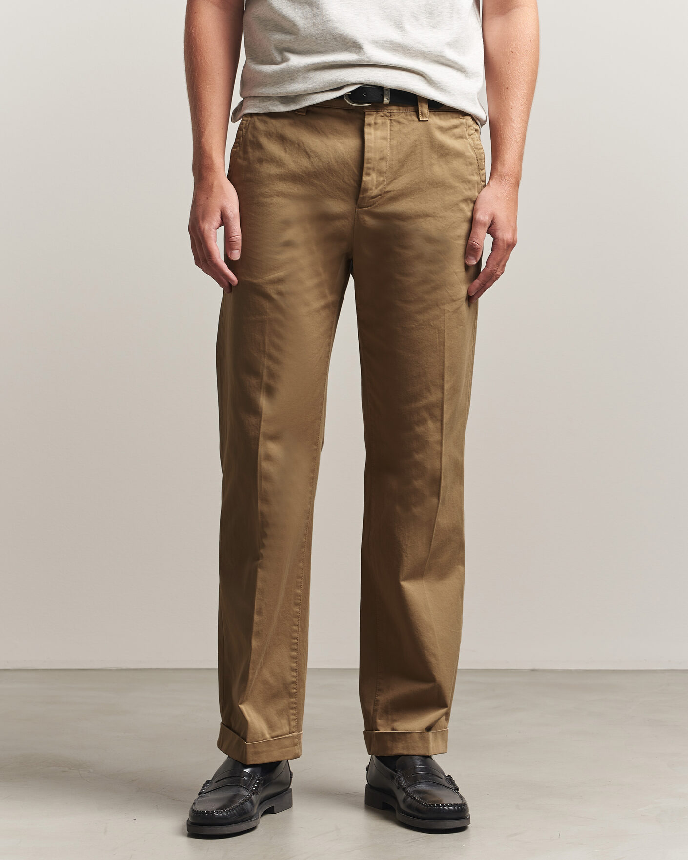 Homme | Pantalons | Gant | YALE Cotton Twill Chinos Darkened Beige