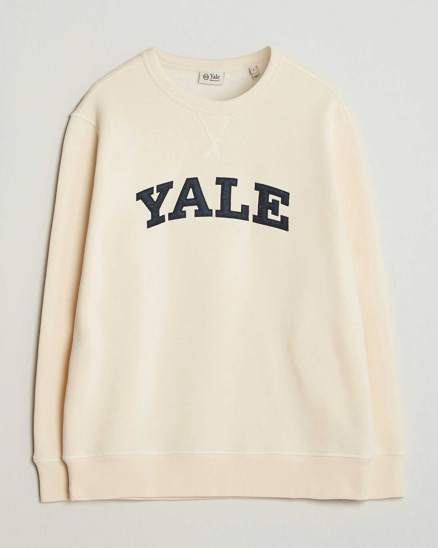 Homme | Pulls Et Tricots | Gant | YALE Crew Neck Sweatshirt Cream