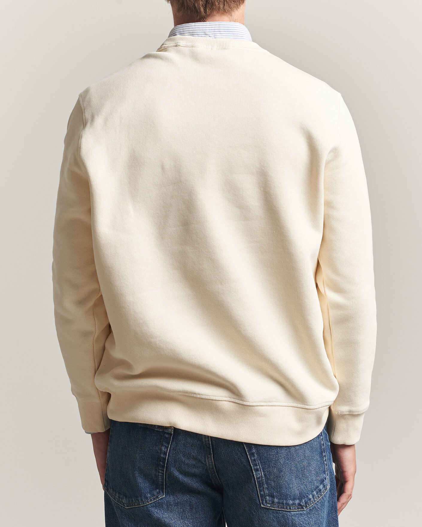Homme | Pulls Et Tricots | Gant | YALE Crew Neck Sweatshirt Cream