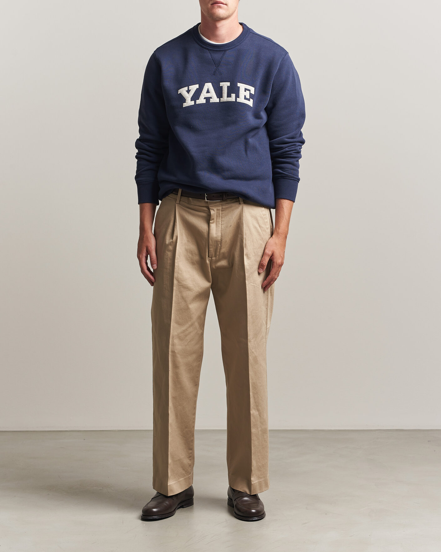 Homme | Pulls Et Tricots | Gant | YALE Crew Neck Sweatshirt Marine