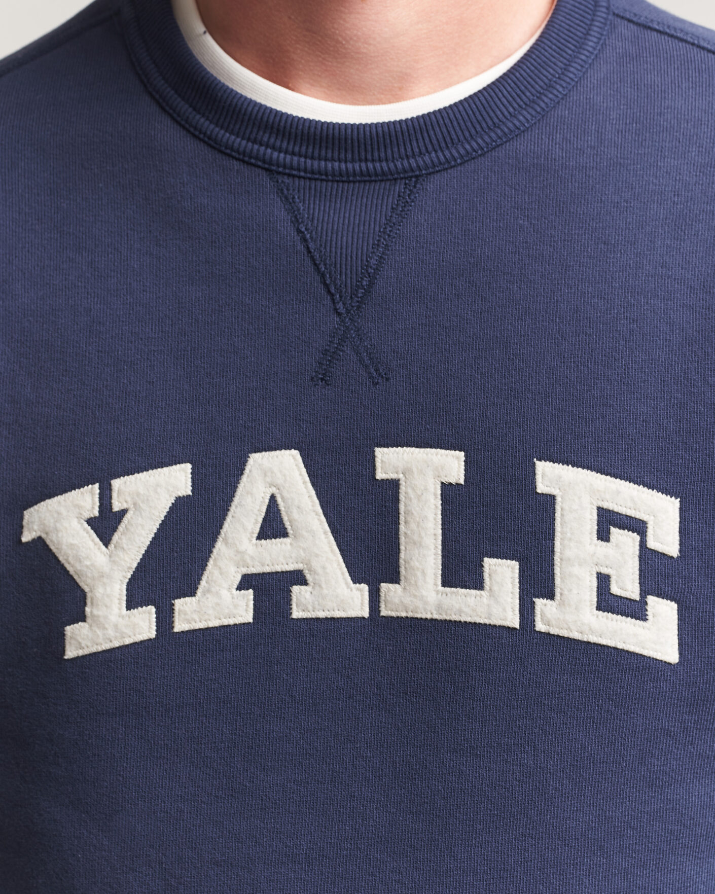 Homme | Pulls Et Tricots | Gant | YALE Crew Neck Sweatshirt Marine