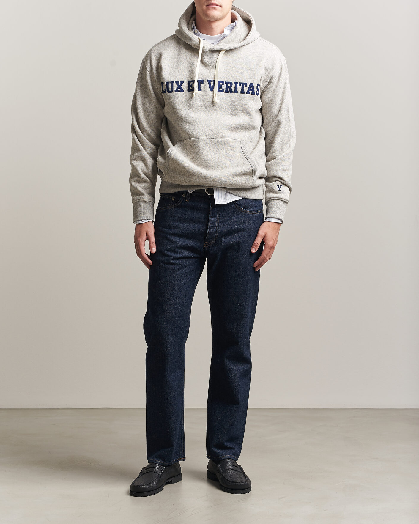Homme | Pulls Et Tricots | Gant | YALE Hoodie Grey Melange