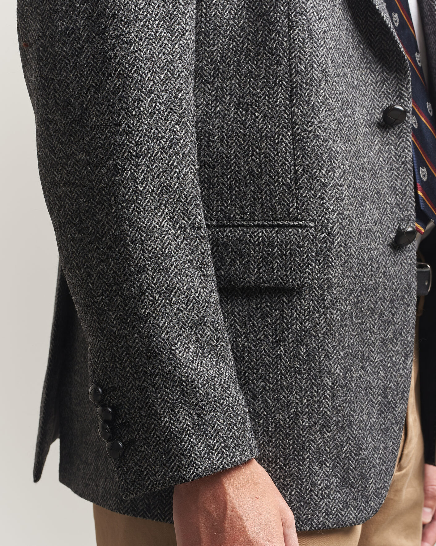 Homme | Blazers | Gant | YALE Tweed Blazer Black Grey
