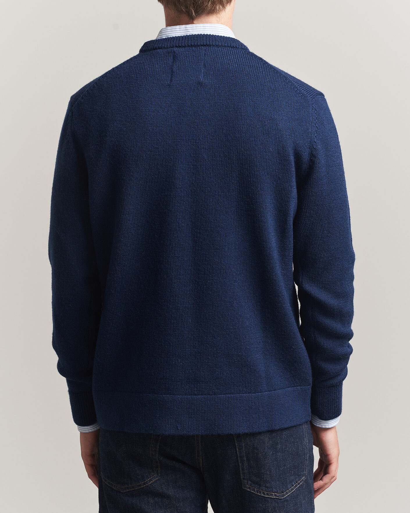 Homme | Pulls Et Tricots | Gant | YALE Merino Crew Neck Marine