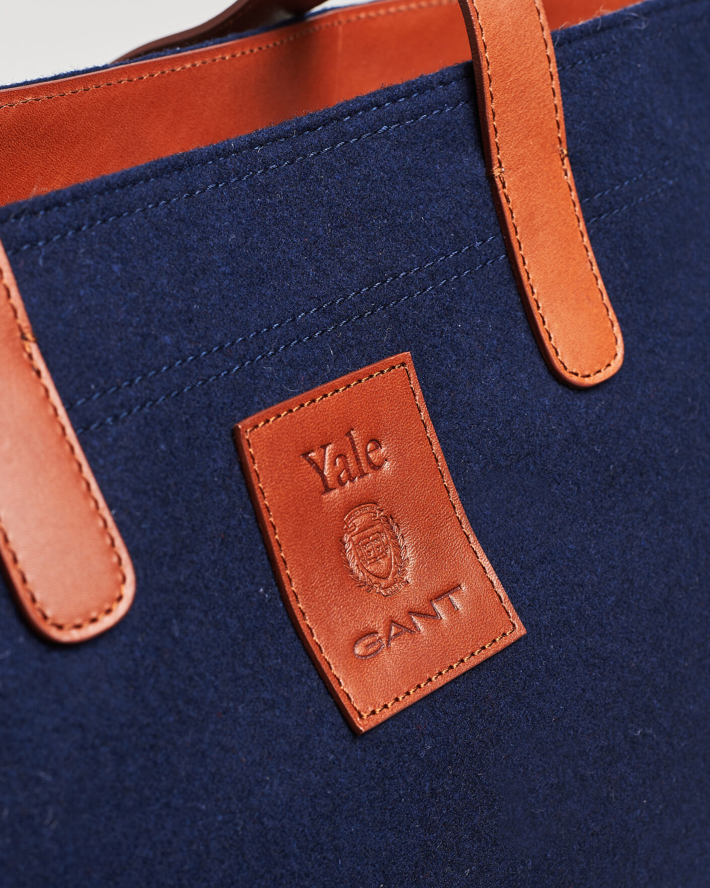 Homme | Sacs | Gant | YALE Melton Tote Bag Marine