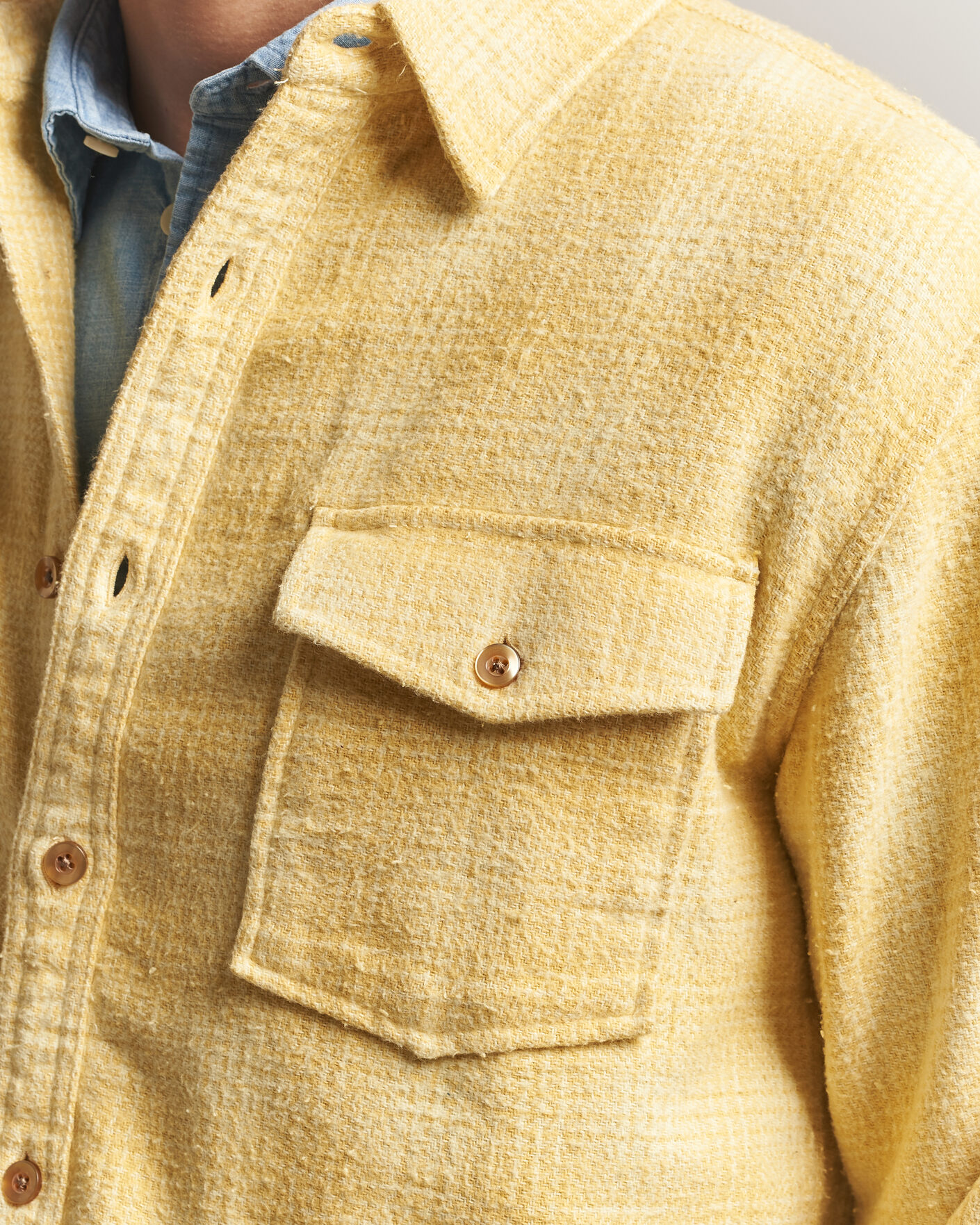 Homme | Chemises | Pendleton | Big Pocket Shirt Cream Shadow