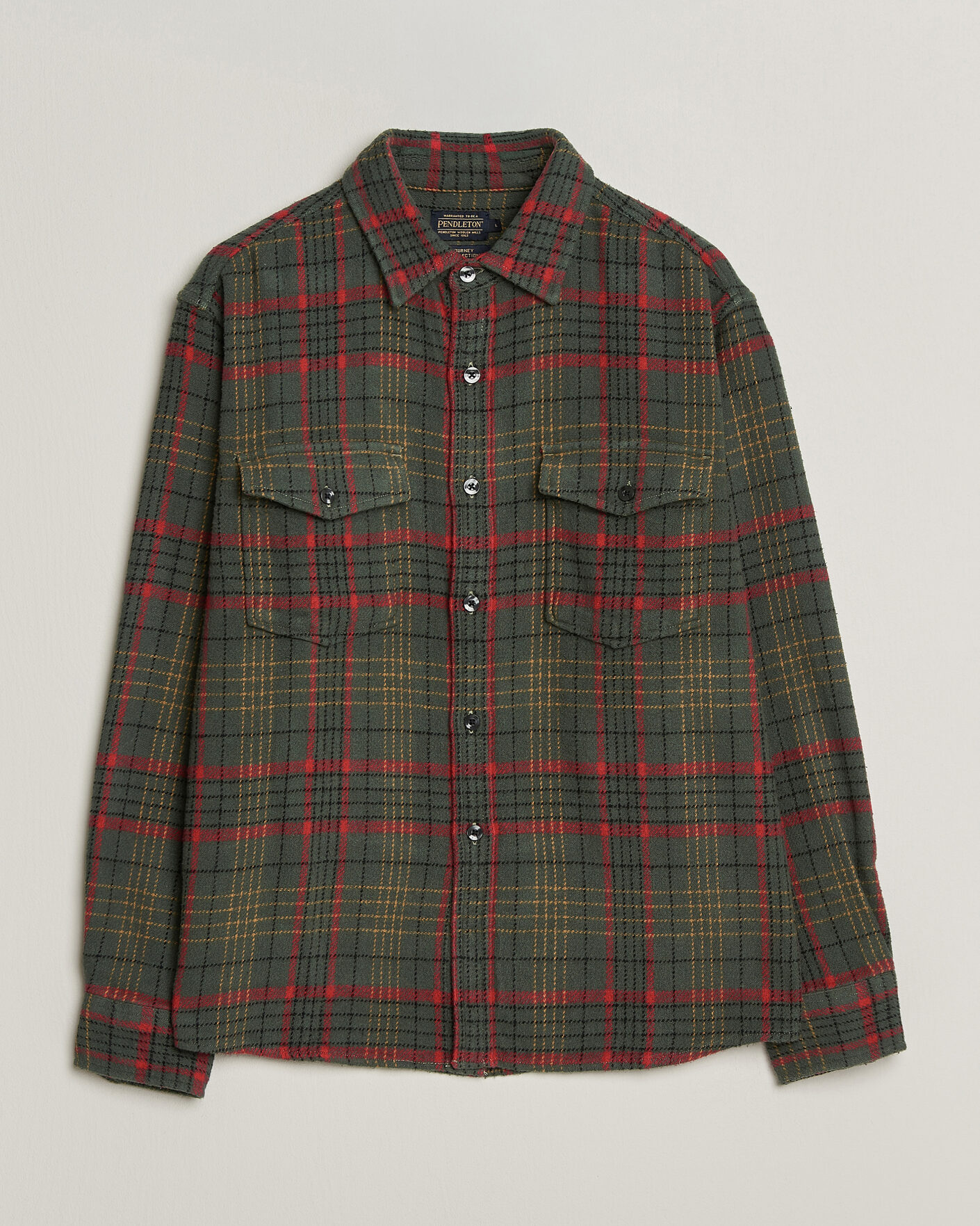 Homme | Chemises | Pendleton | Big Pocket Shirt Green