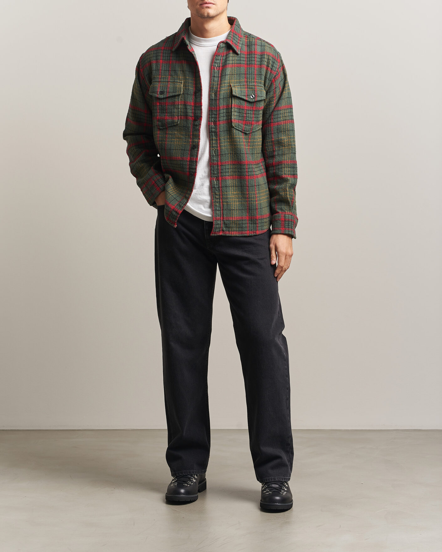 Homme | Chemises | Pendleton | Big Pocket Shirt Green