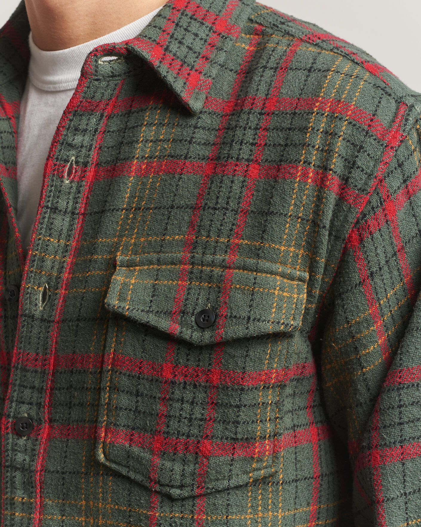Homme | Chemises | Pendleton | Big Pocket Shirt Green
