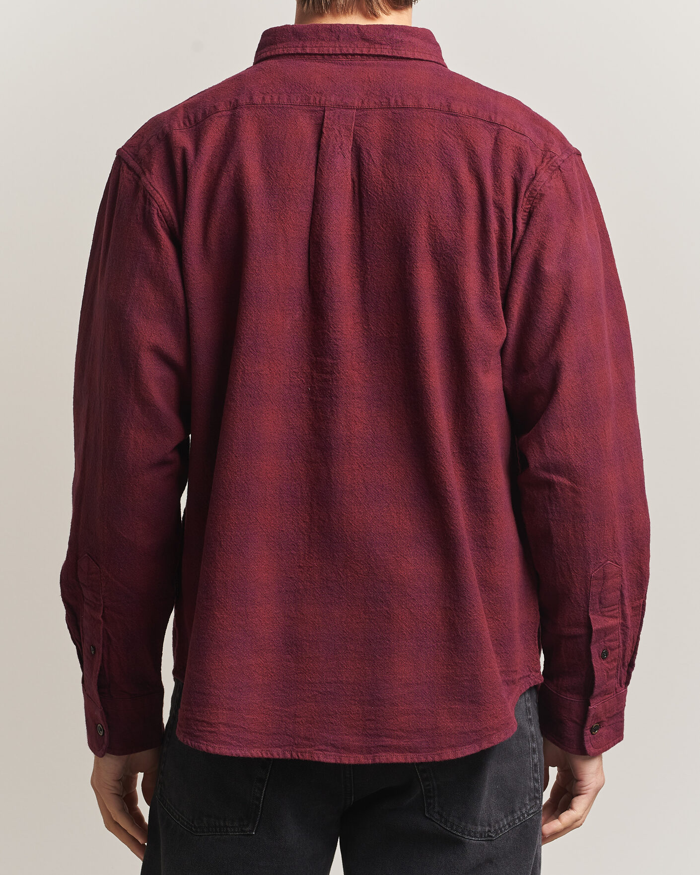 Homme | Chemises | Pendleton | Flannel Button Down Shirt Maroon Plaid