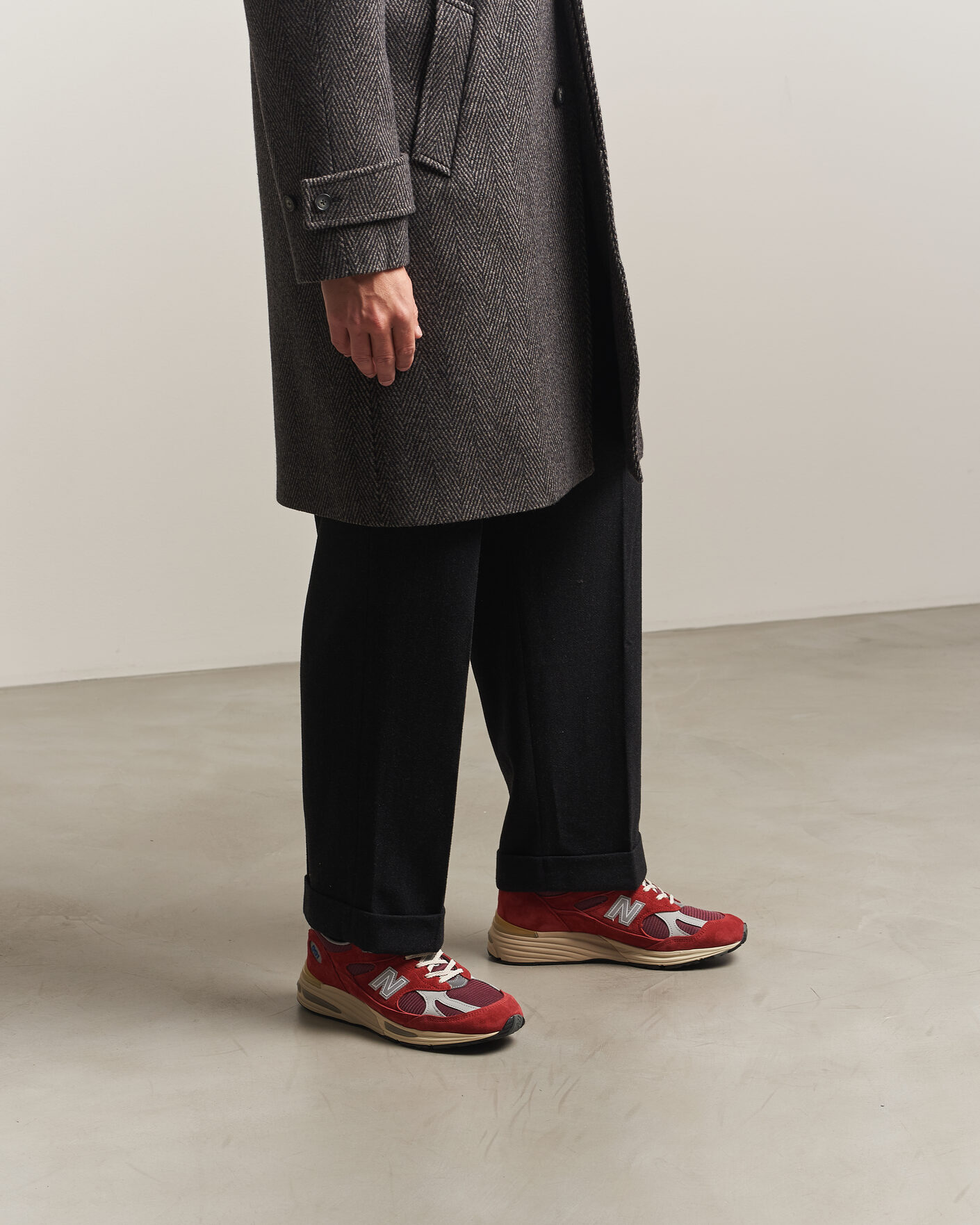 Homme | Baskets | New Balance Made In US & UK | New Balance Made in Made in UK 991v2 Vintage Sports Karanda Red