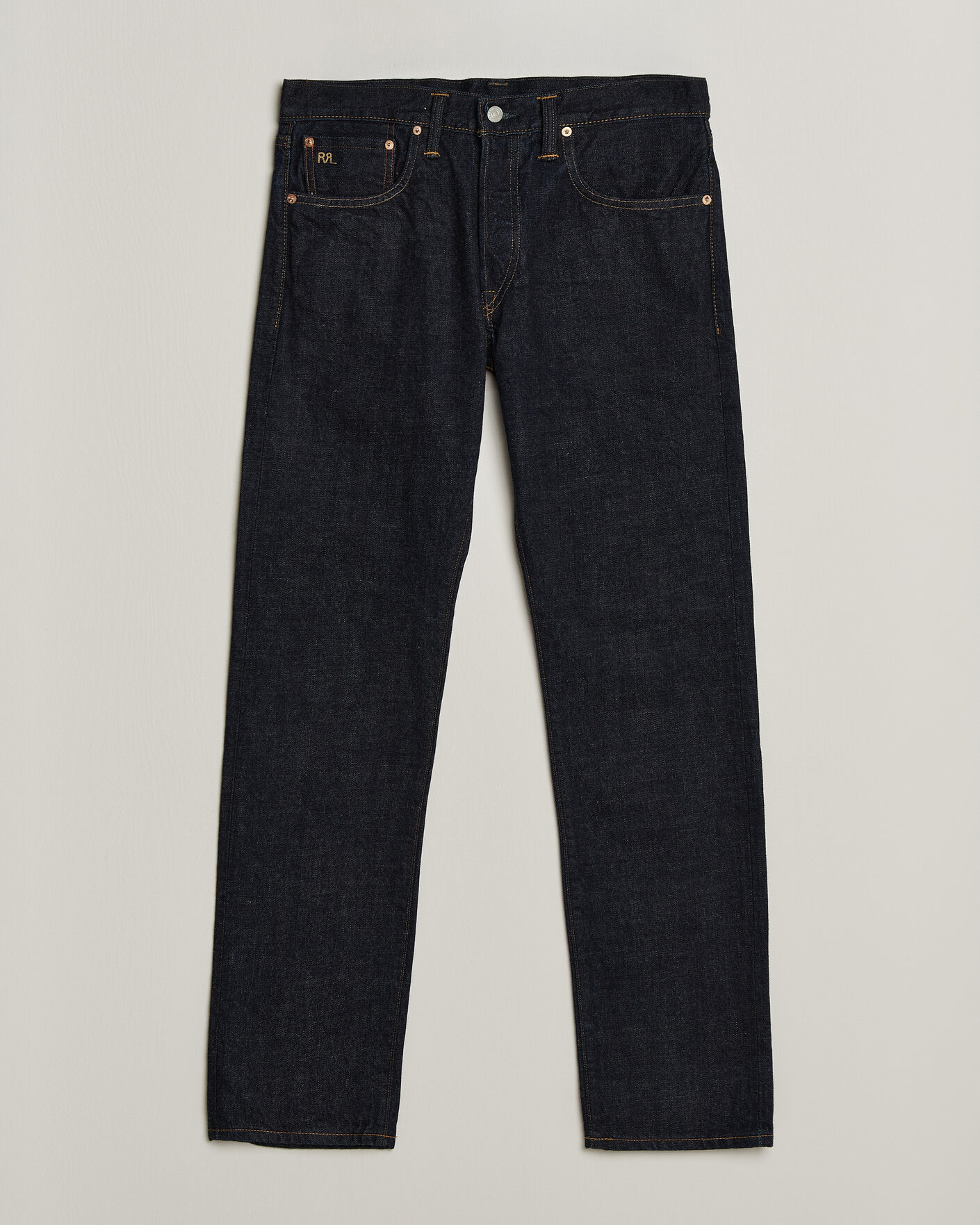 Homme | Jeans | RRL | Slim Fit Selvedge Jeans East/West Rinse