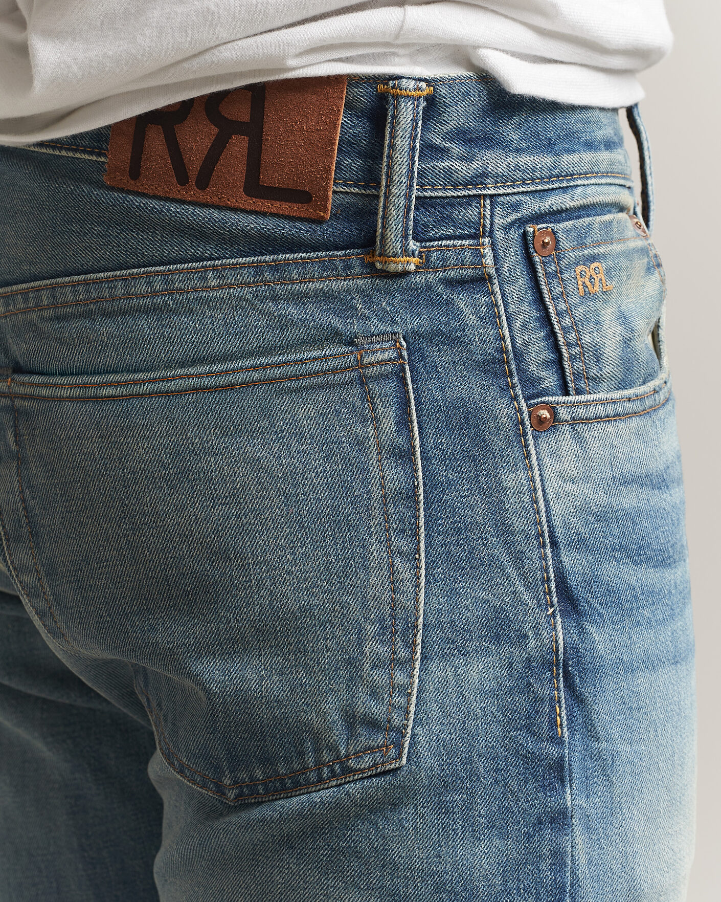 Homme | Jeans | RRL | Slim Fit Selvedge Jeans Clearford Wash