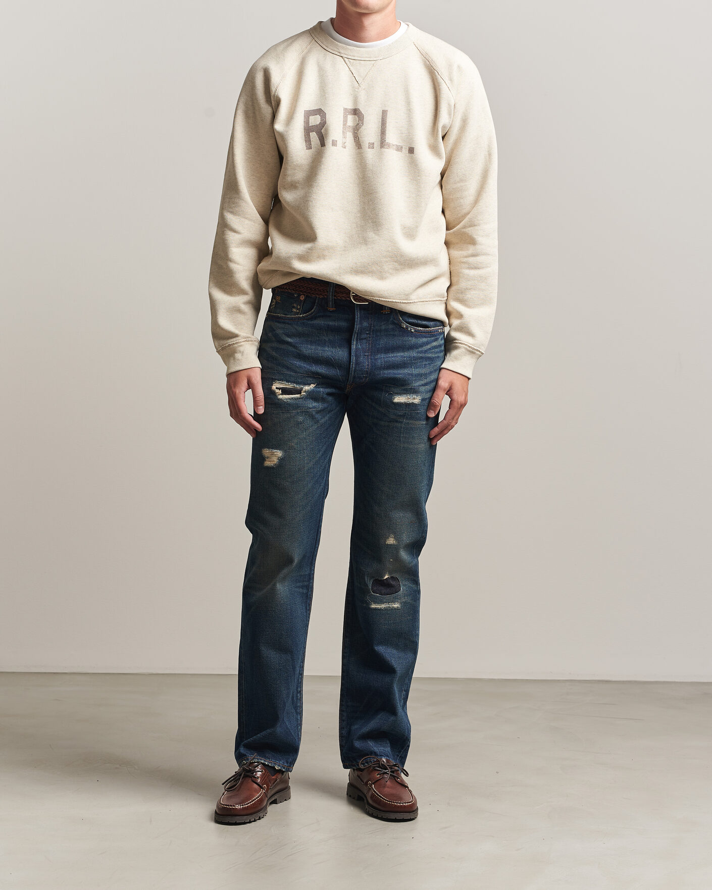 Homme | Jeans | RRL | Straight Leg Selvedge Jeans Hawley Wash