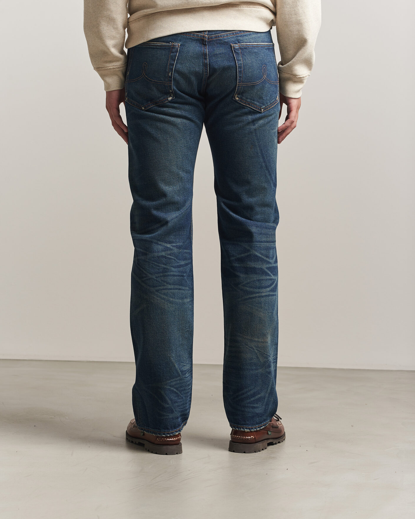 Homme | Jeans | RRL | Straight Leg Selvedge Jeans Hawley Wash