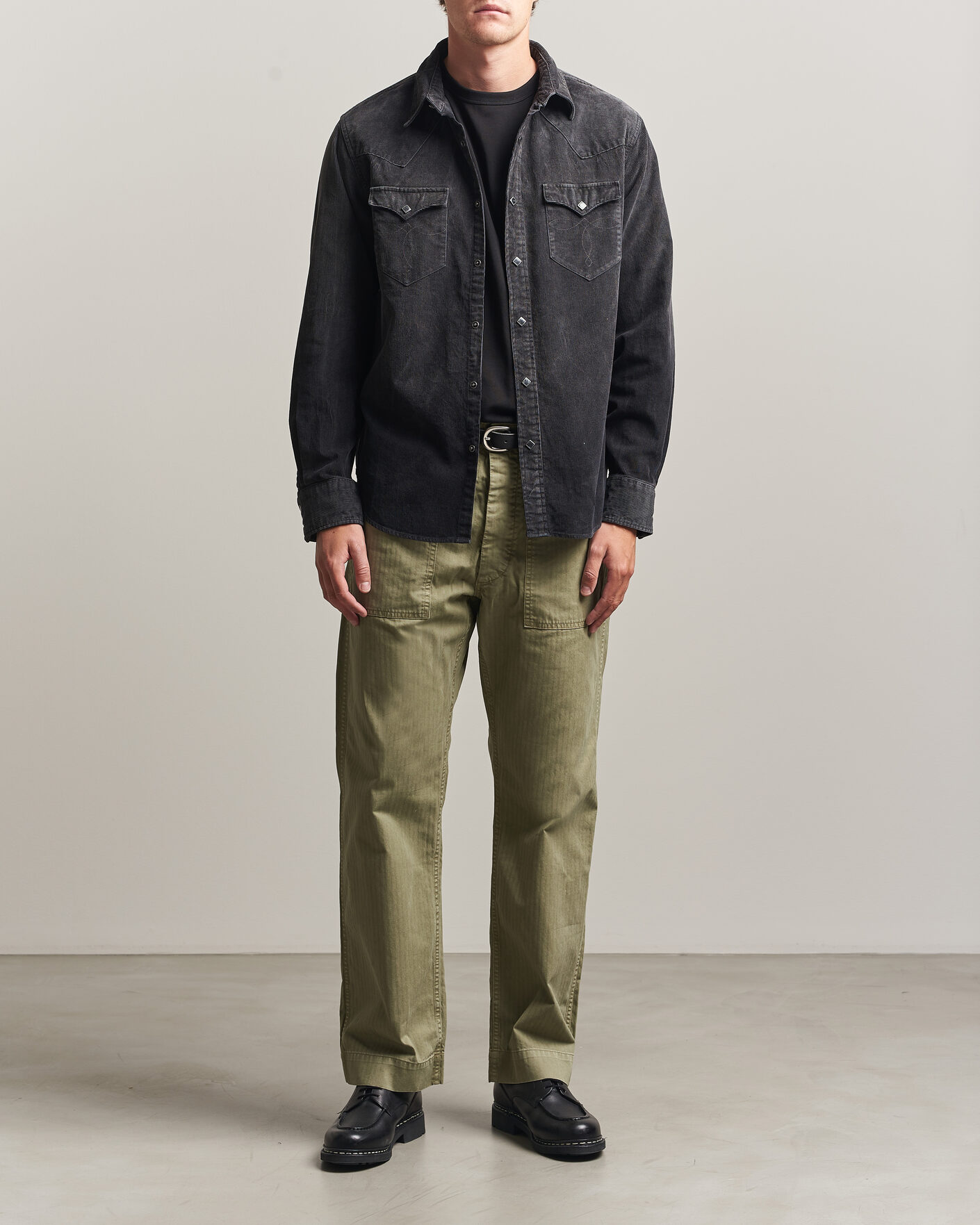 Homme | Chemises | RRL | Buffalo Western Shirt Black
