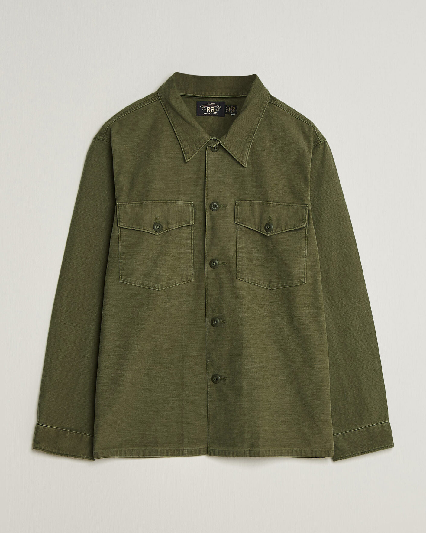 Homme | Chemises | RRL | Regiment Overshirt Olive