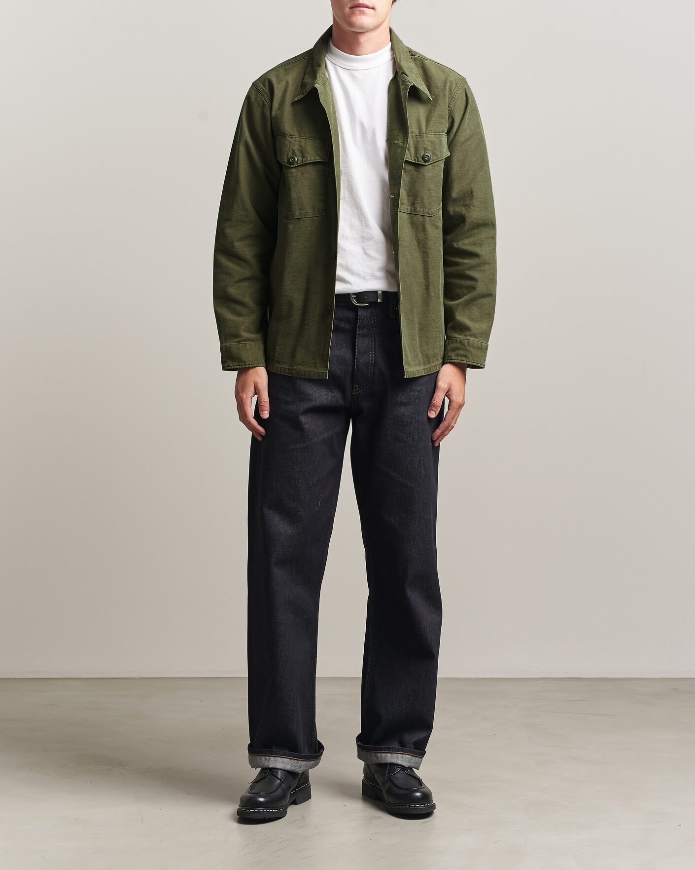 Homme | Chemises | RRL | Regiment Overshirt Olive
