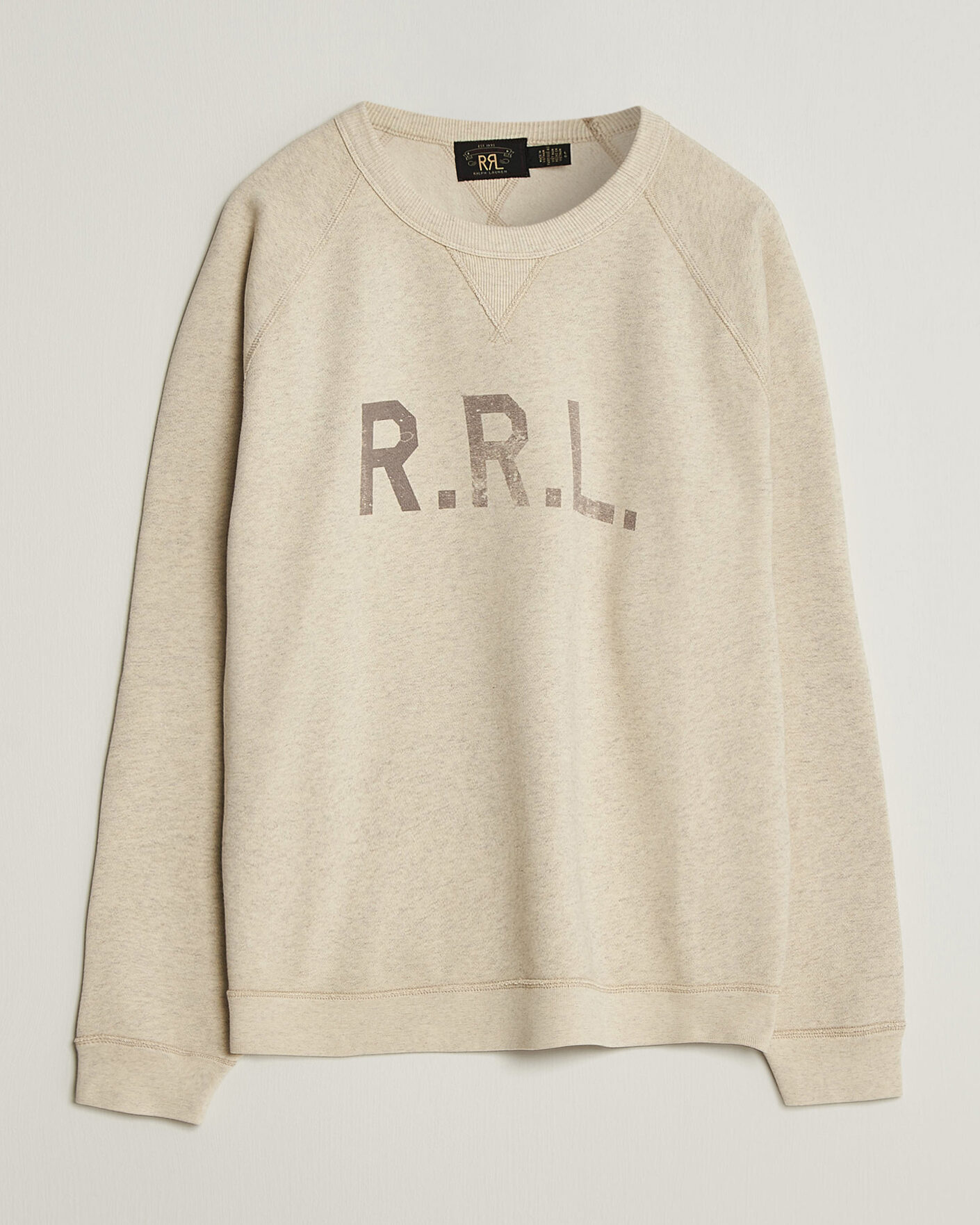 Homme | Pulls Et Tricots | RRL | Raglan Sleeve Sweatshirt Oatmeal Heather