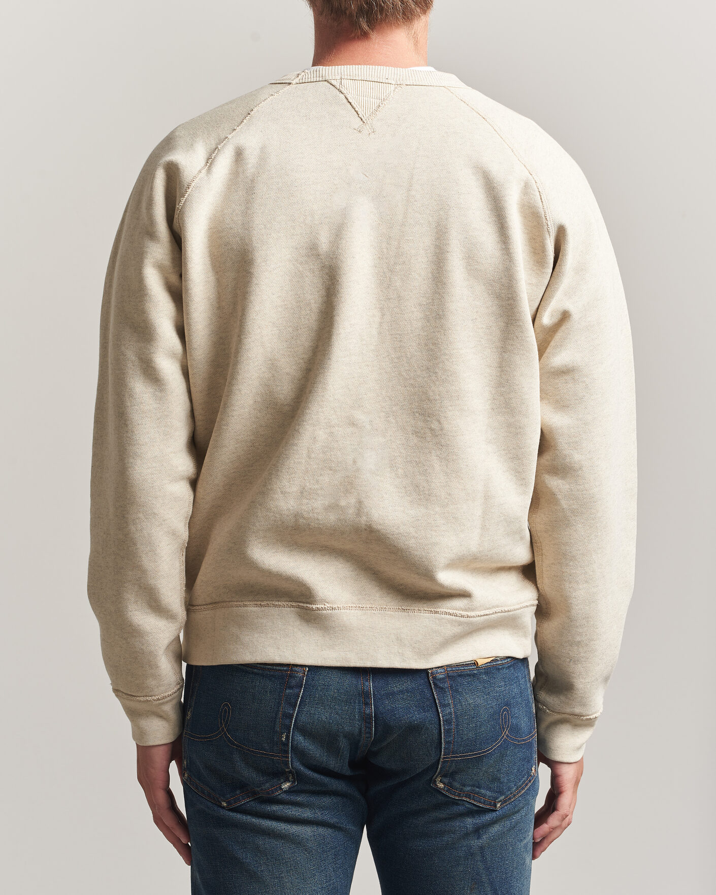 Homme | Pulls Et Tricots | RRL | Raglan Sleeve Sweatshirt Oatmeal Heather