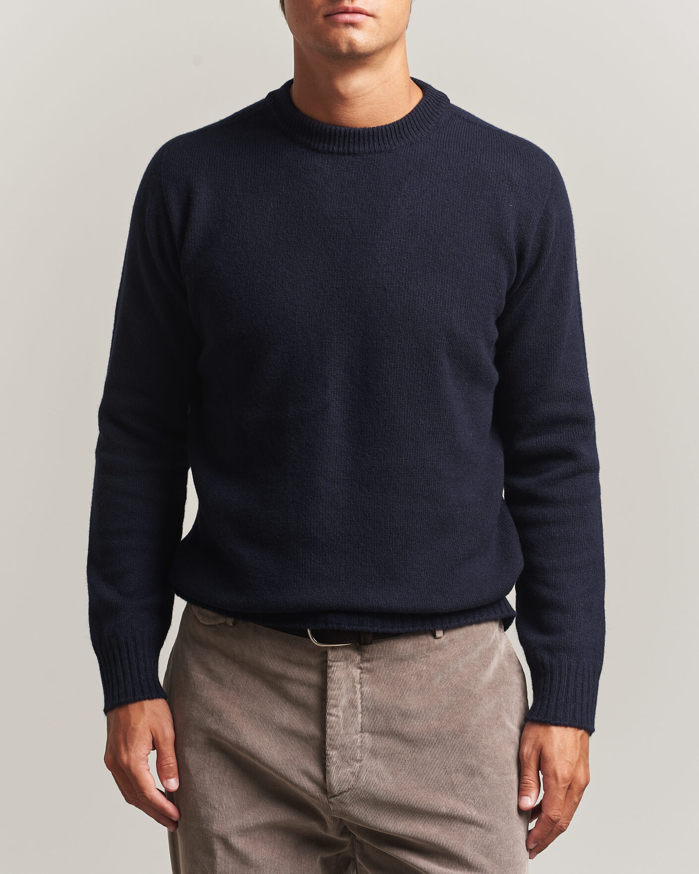 Homme | Pulls Et Tricots | Altea | Wool/Cashmere Crew Neck Pullover Navy