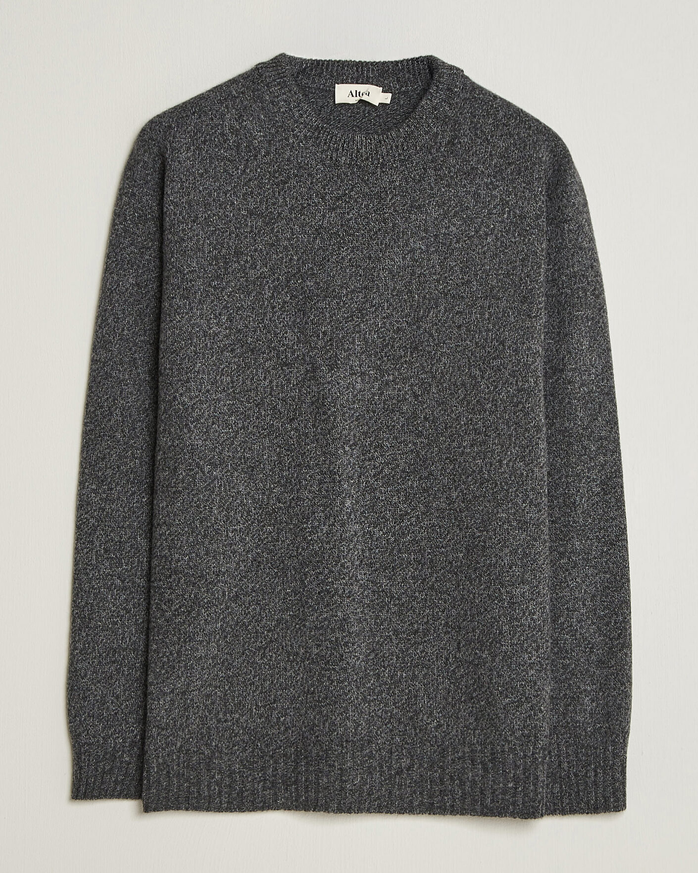 Homme | Pulls Et Tricots | Altea | Wool/Cashmere Crew Neck Pullover Charcoal Melange