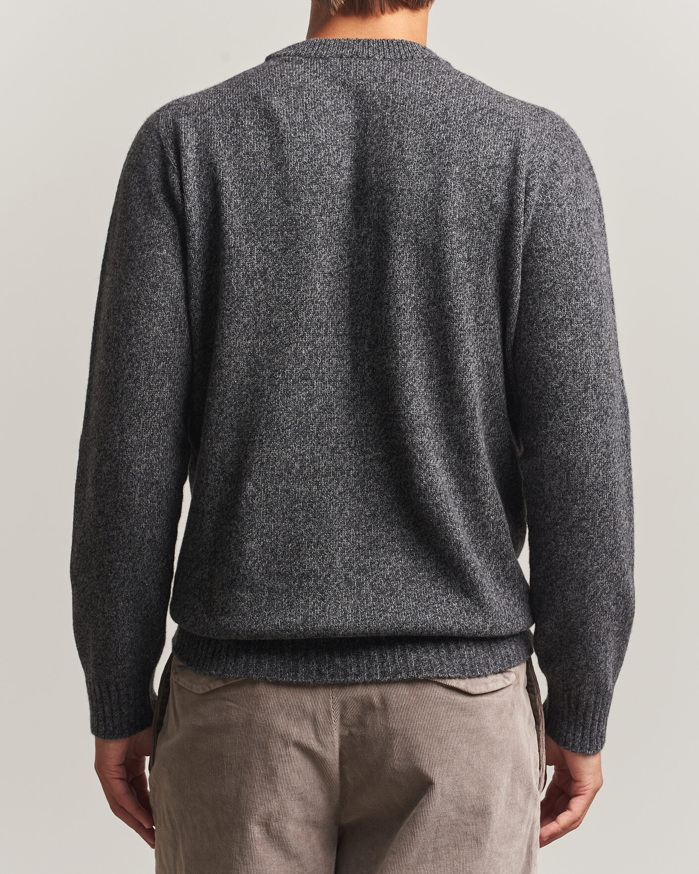 Homme | Pulls Et Tricots | Altea | Wool/Cashmere Crew Neck Pullover Charcoal Melange