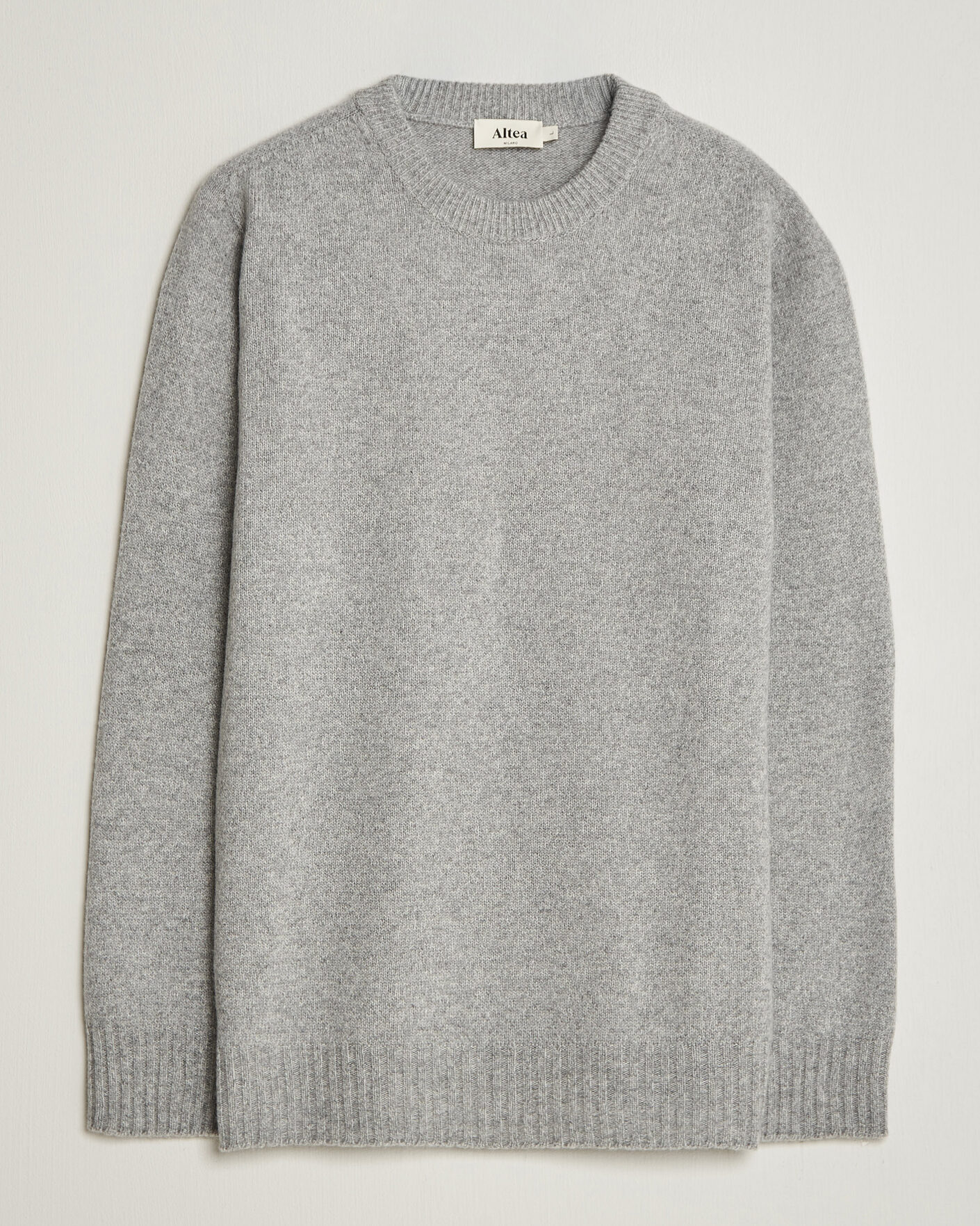 Homme | Pulls Et Tricots | Altea | Wool/Cashmere Crew Neck Pullover Light Grey