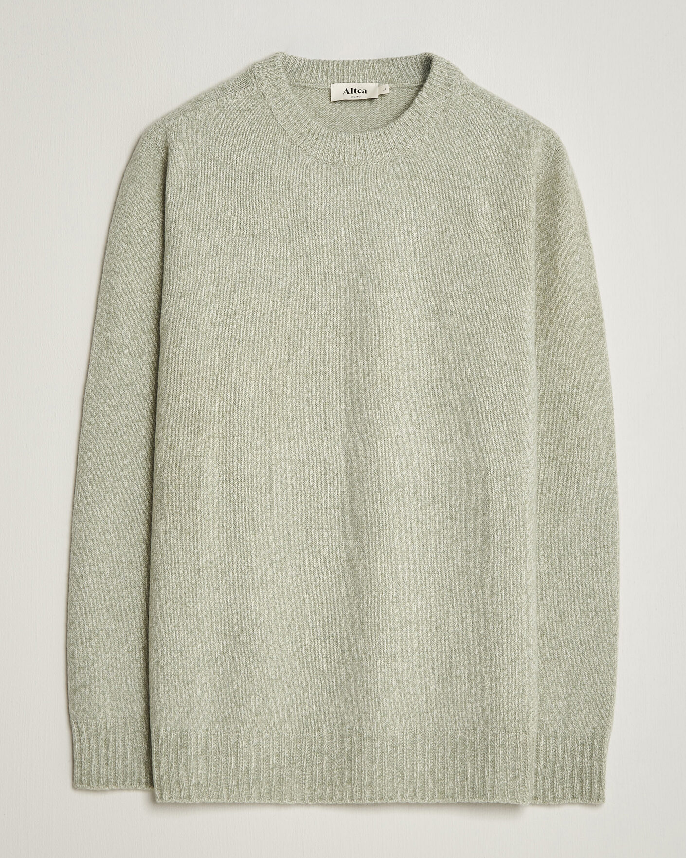 Homme | Pulls Et Tricots | Altea | Wool/Cashmere Crew Neck Pullover Mint Green