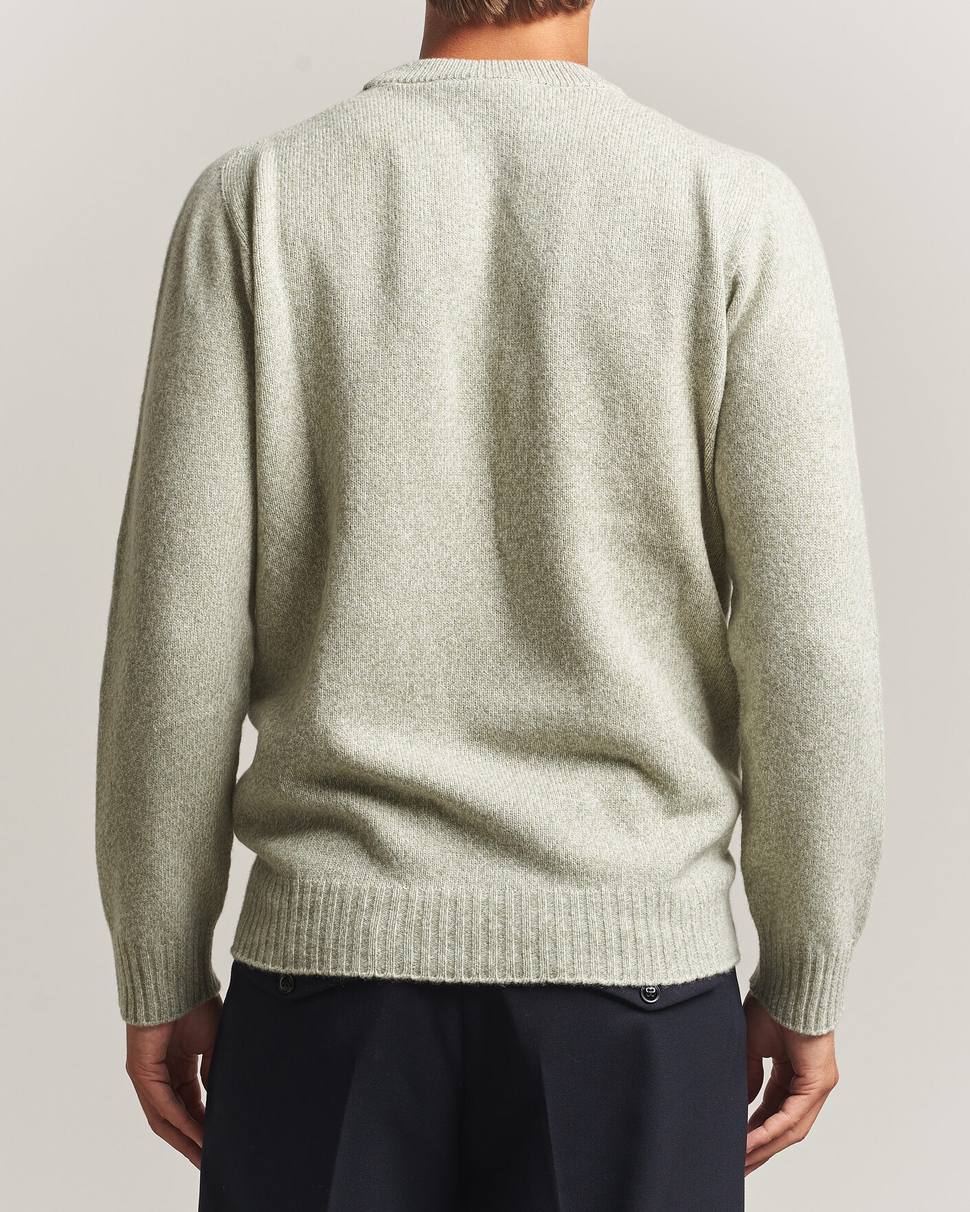 Homme | Pulls Et Tricots | Altea | Wool/Cashmere Crew Neck Pullover Mint Green