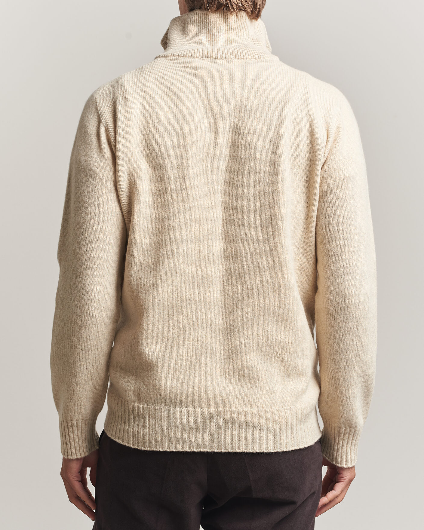 Homme | Pulls Et Tricots | Altea | Wool/Cashmere Half Zip Beige